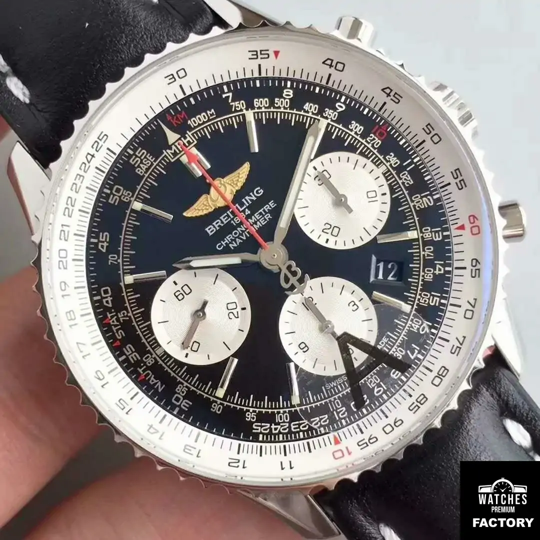 Breitling Navitimer GMT AB044121 / BD24 / 441X / A20BA.1 JF Factory Black Dial