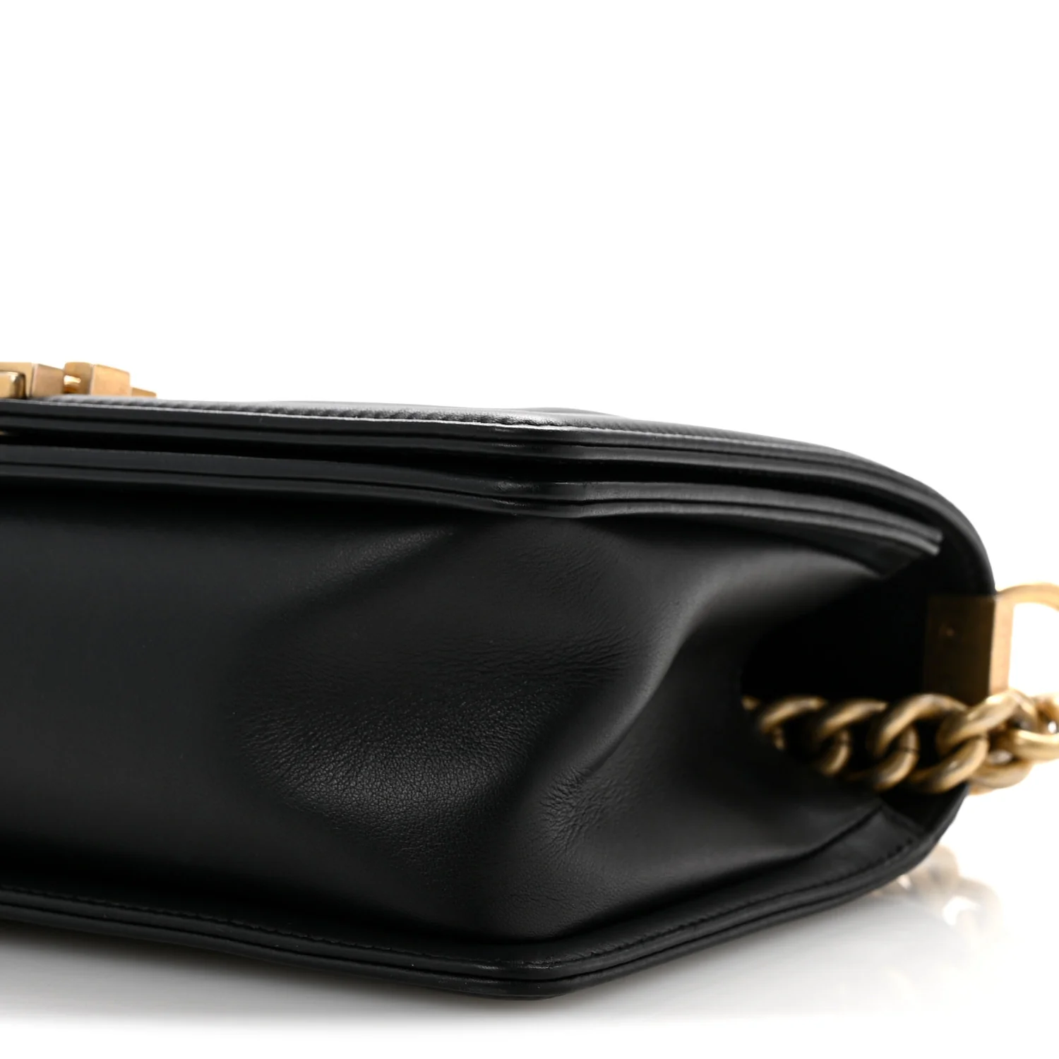 Lambskin Quilted Medium Boy Flap Black - Top Club