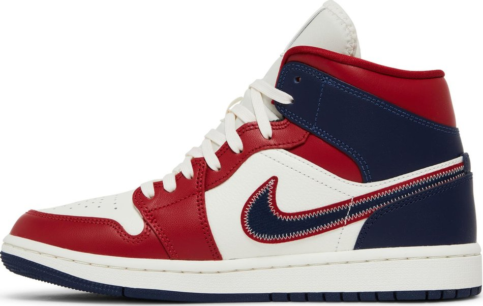 Wmns Air Jordan 1 Mid SE  USA  2022 DQ7648-600 - Sneaker Replica Workshop