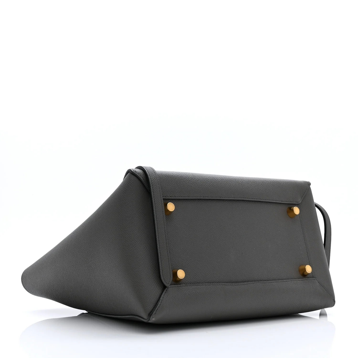 Grained Calfskin Mini Belt Bag Grey - Top Club
