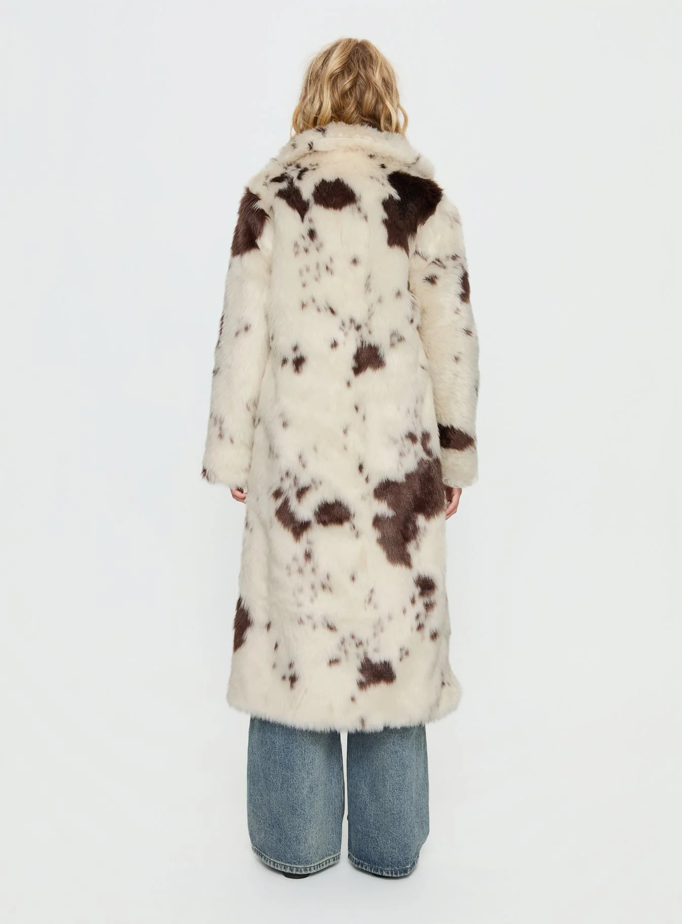 Winter Breeze Faux Fur Coat Multi