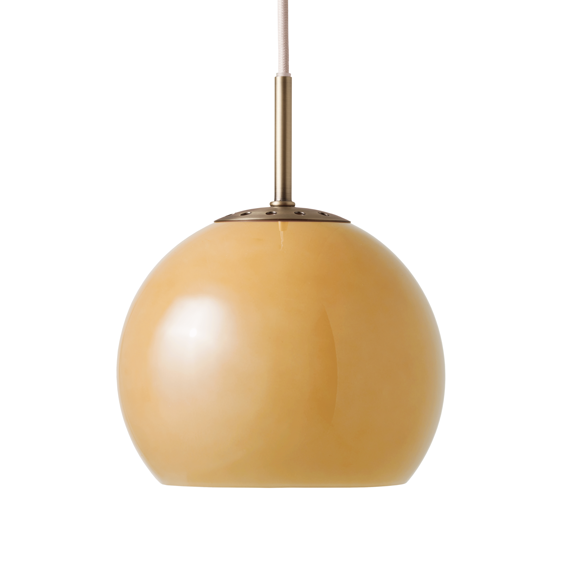 Hanglamp Ball Glass Ø18 cm amber