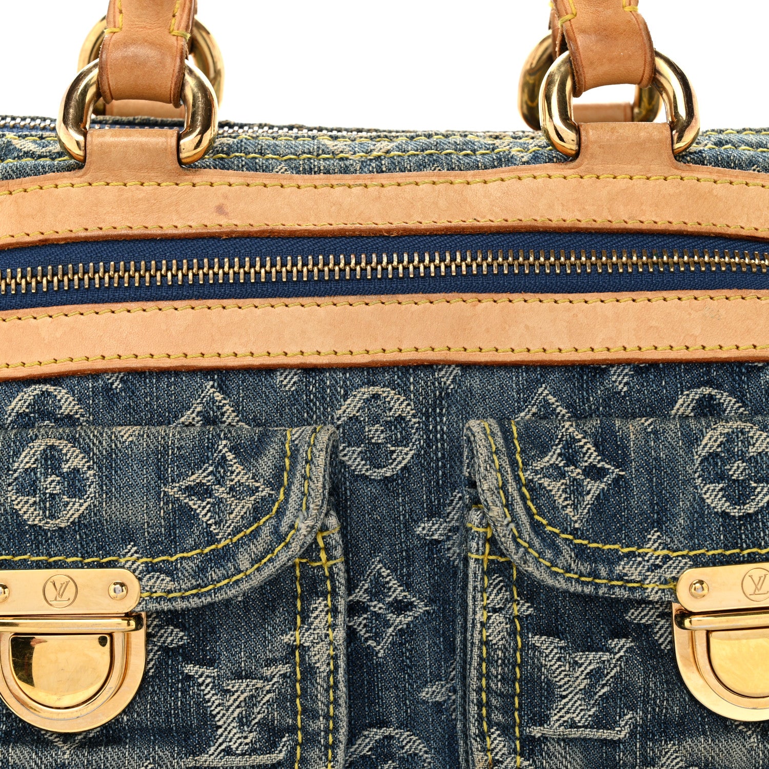 Monogram Denim Neo Speedy Blue - Top Club