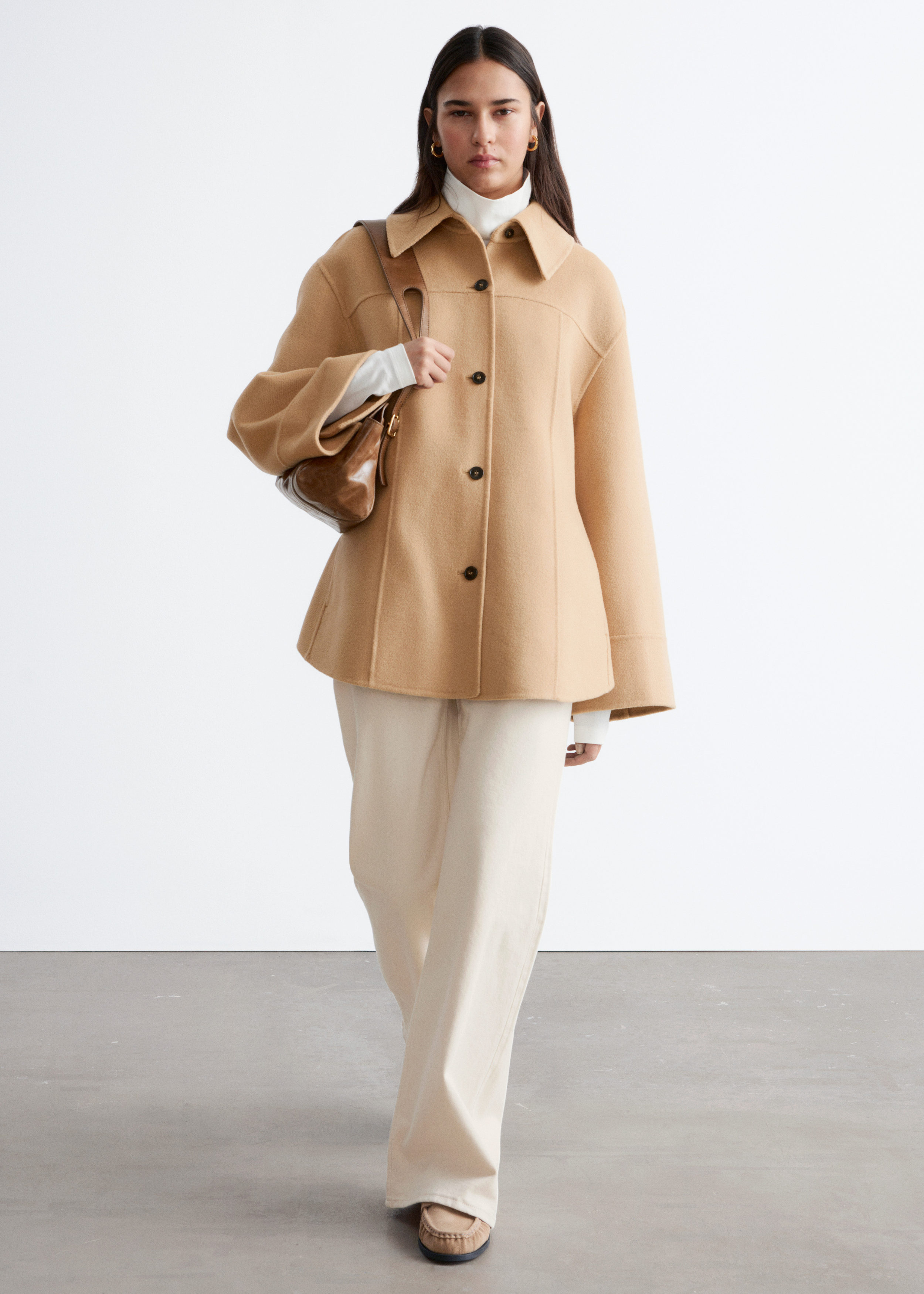 & Other Stories TAPERED WOOL JACKET