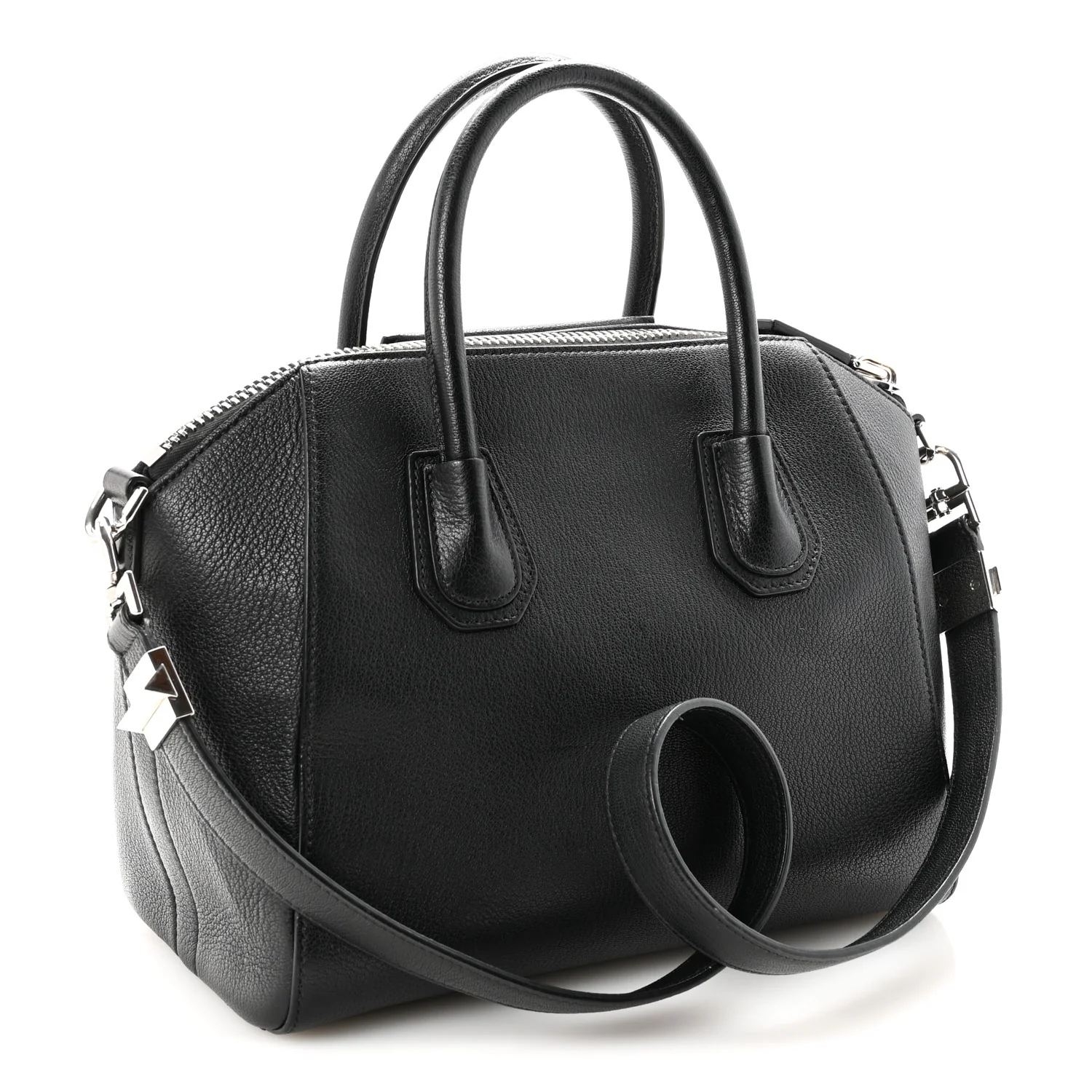 Sugar Goatskin Small Antigona Black - Top Club