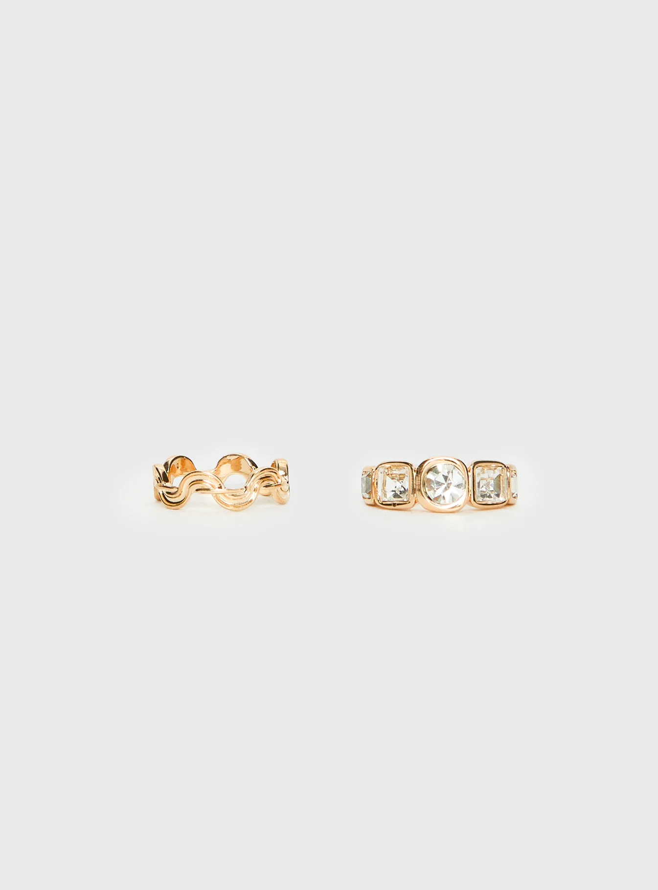 Glitzy Ring Pack Gold
