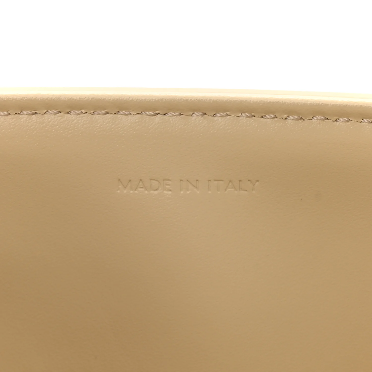 Satinated Calfskin Small 16 Top Handle Bag Beige - Top Club