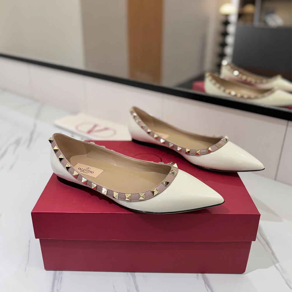 VALENTINO ROCKSTUD BALLET FLAT - Top Club