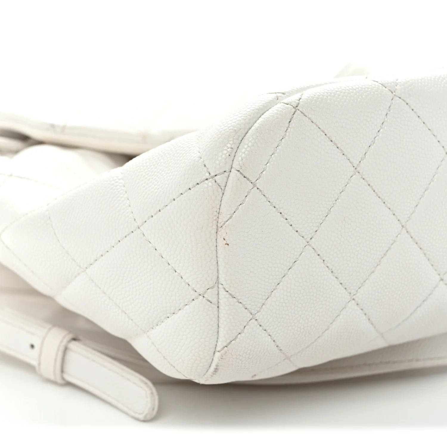 Caviar Quilted Mini Urban Spirit Backpack White - Top Club