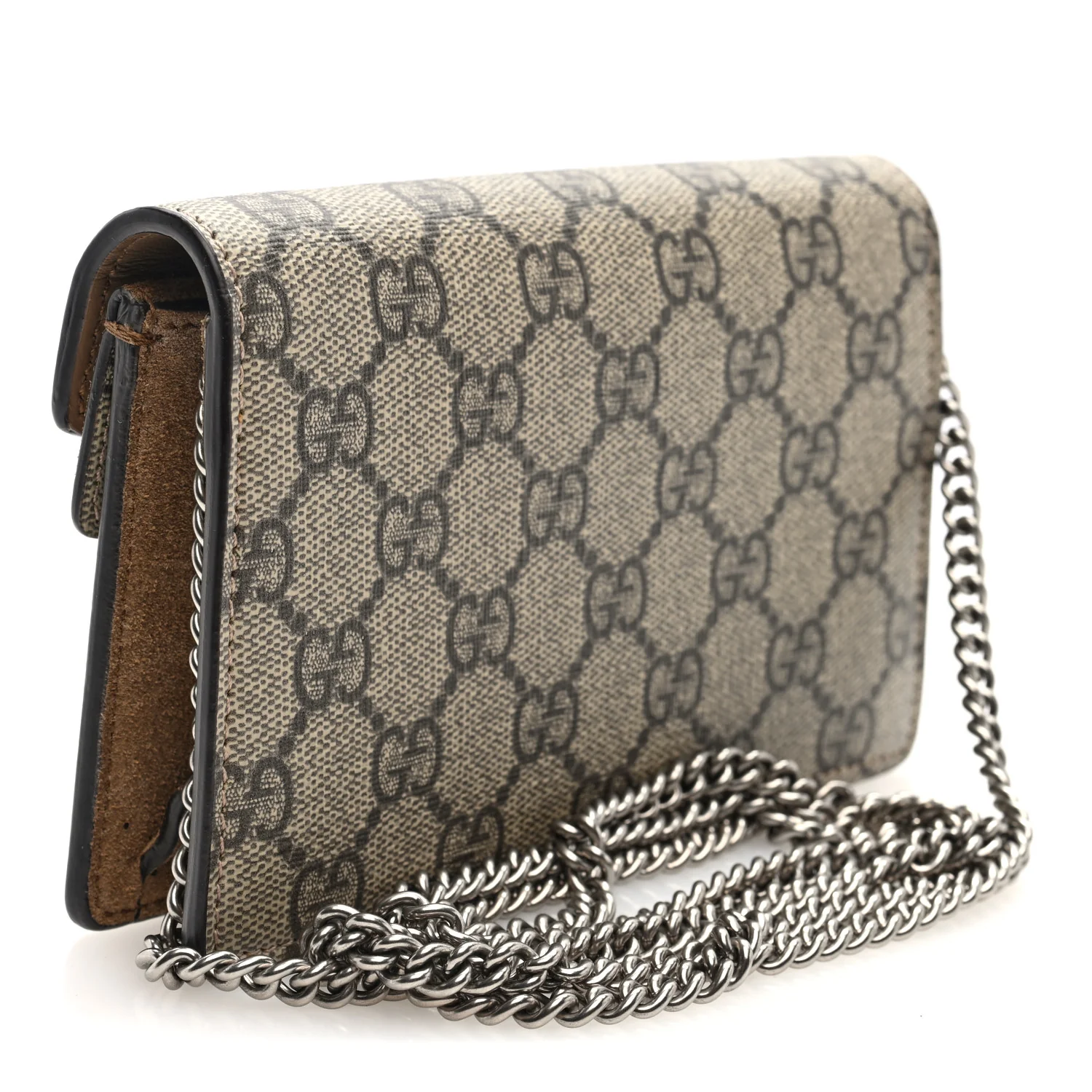 GG Supreme Monogram Super Mini Dionysus Shoulder Bag Taupe - Top Club