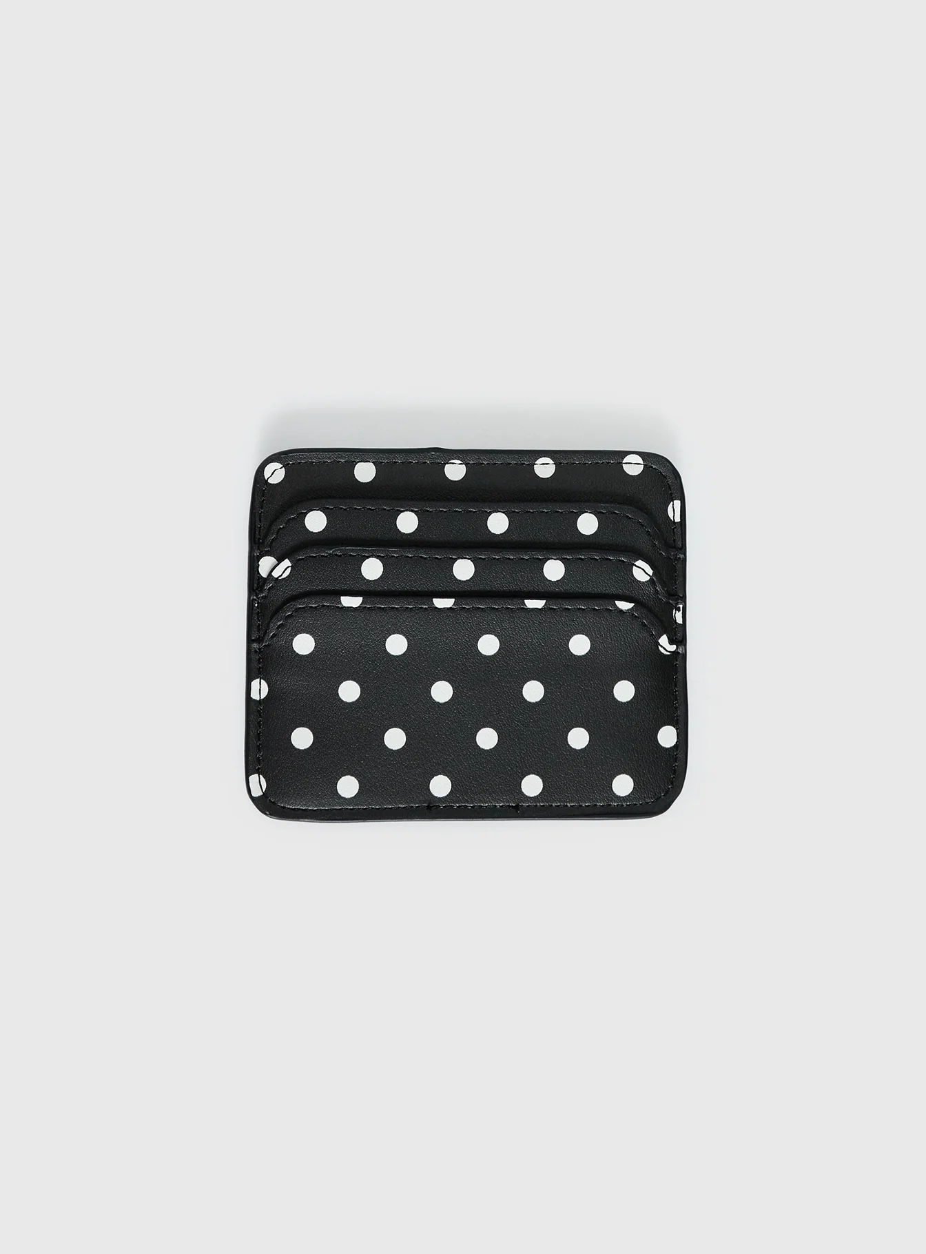 Kiss Of Life Cardholder Black Polka