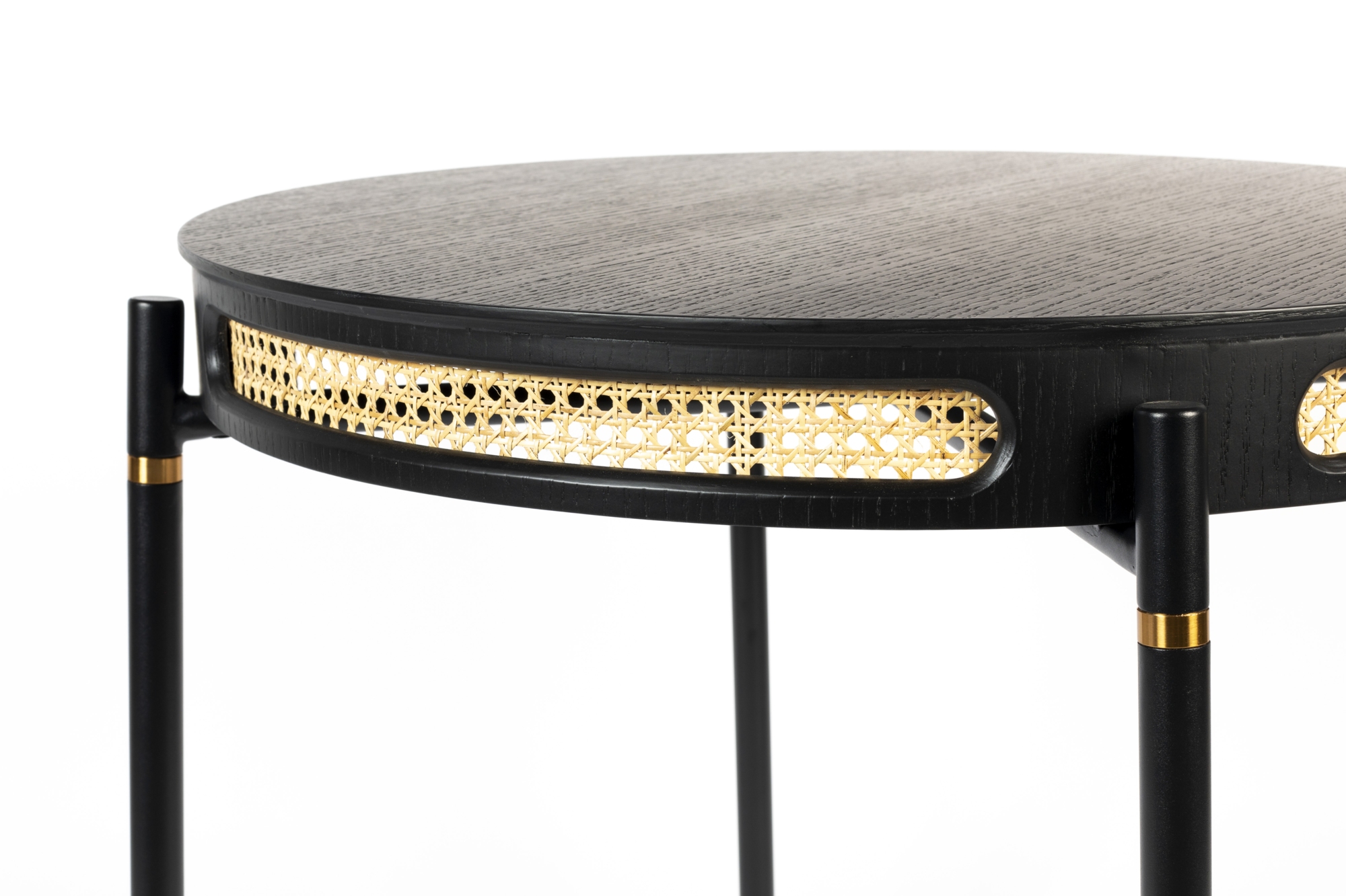 Eetafel Don't stop the webbing  rond 80 cm