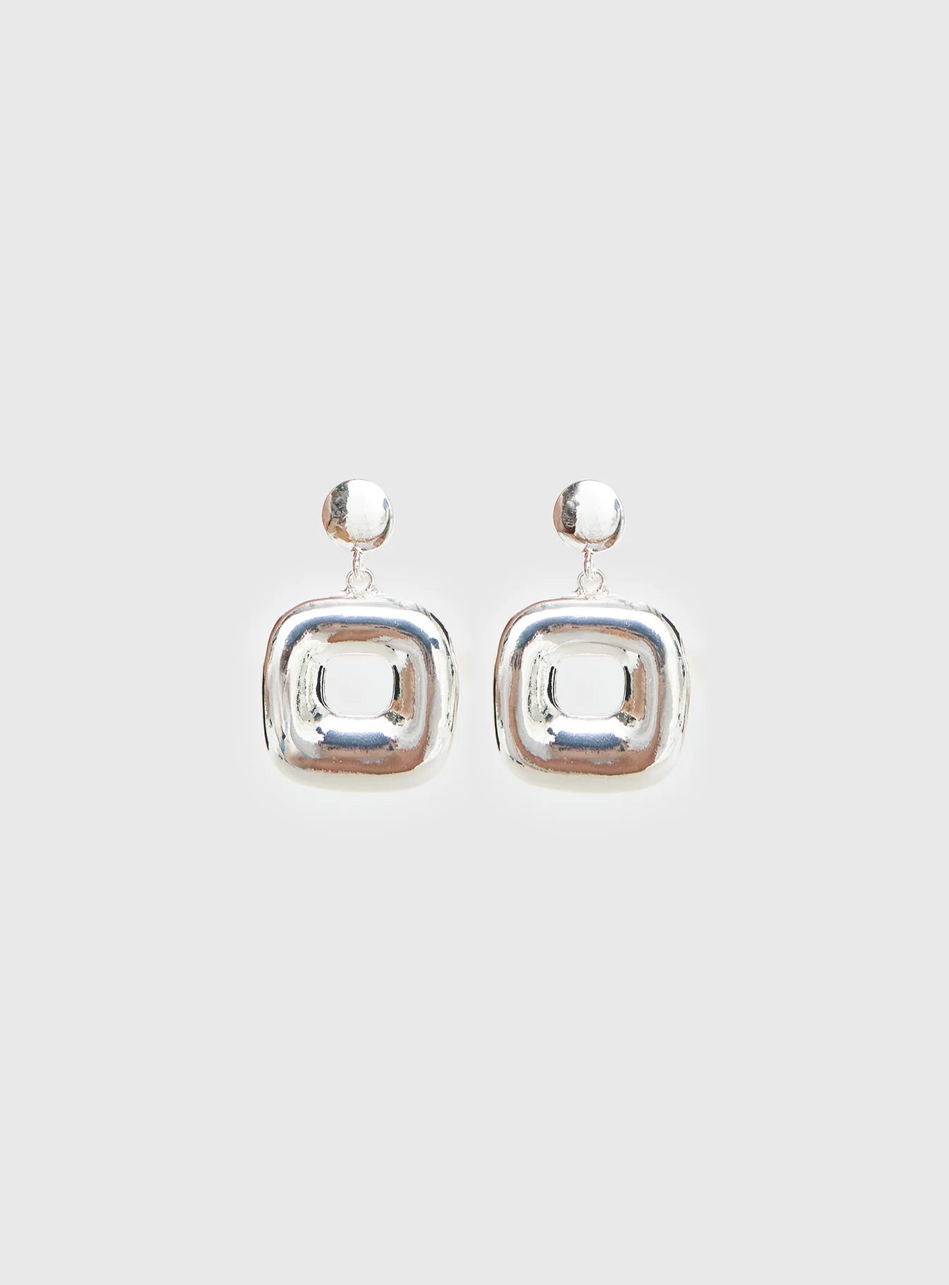 Naples Statement Earrings Silver