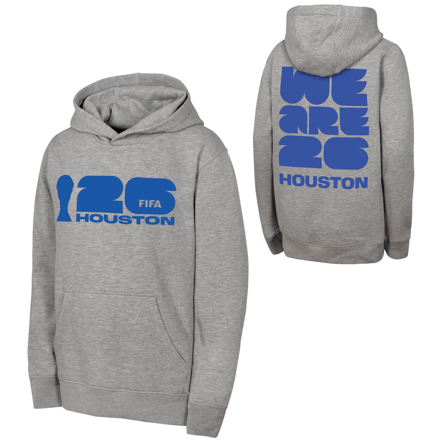 2026 World Cup Houston Grey Hoodie - Unisex