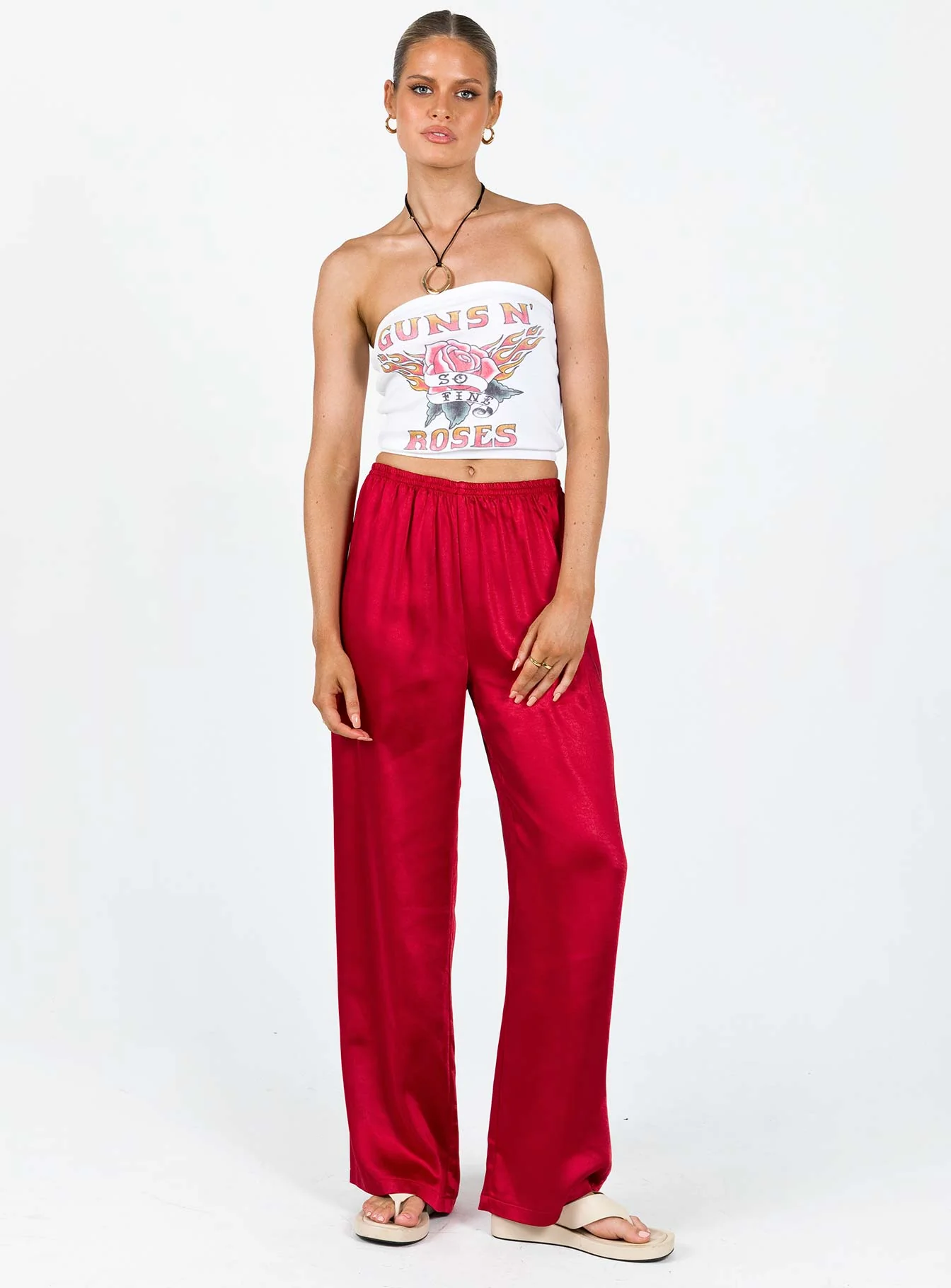 Nixie Pants Red