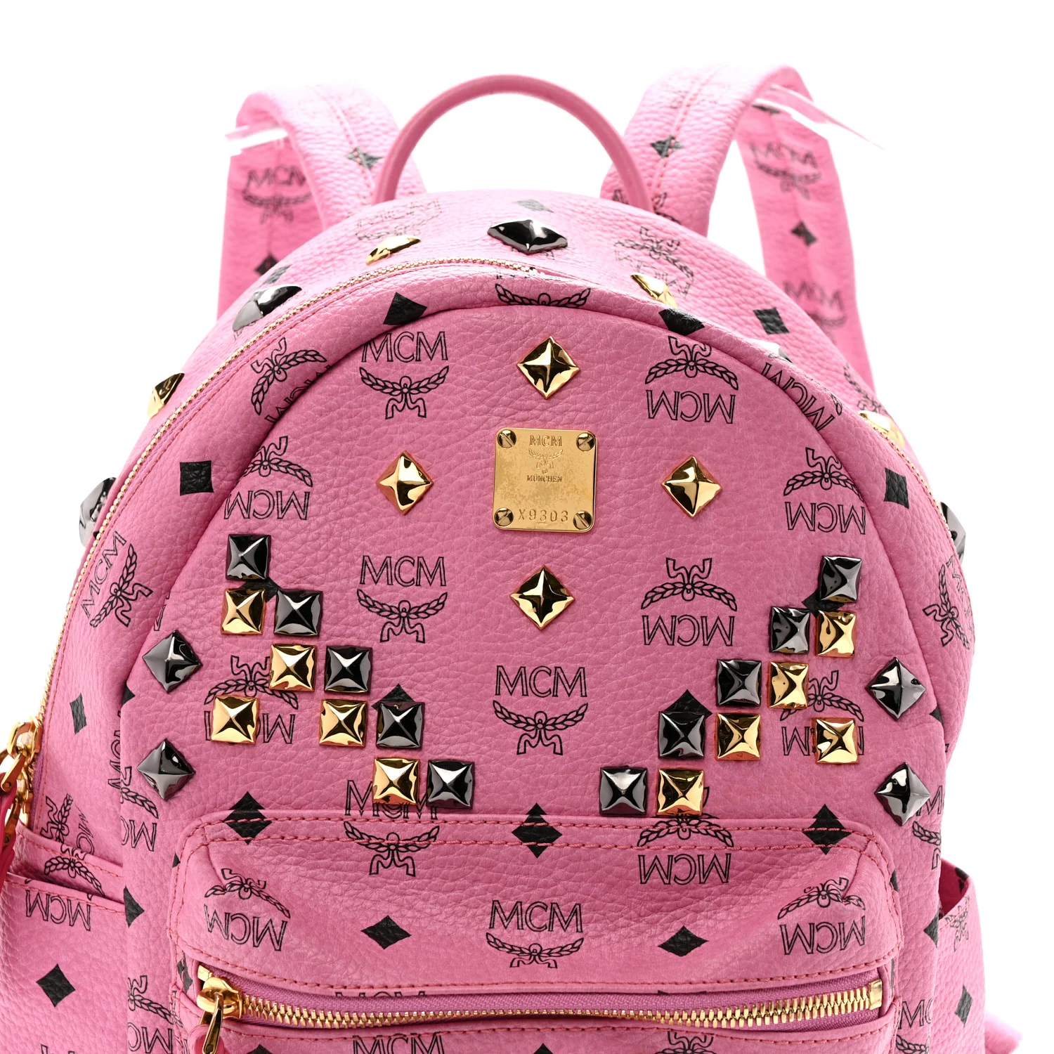 Visetos Studded Small Stark M Backpack Pink - Top Club
