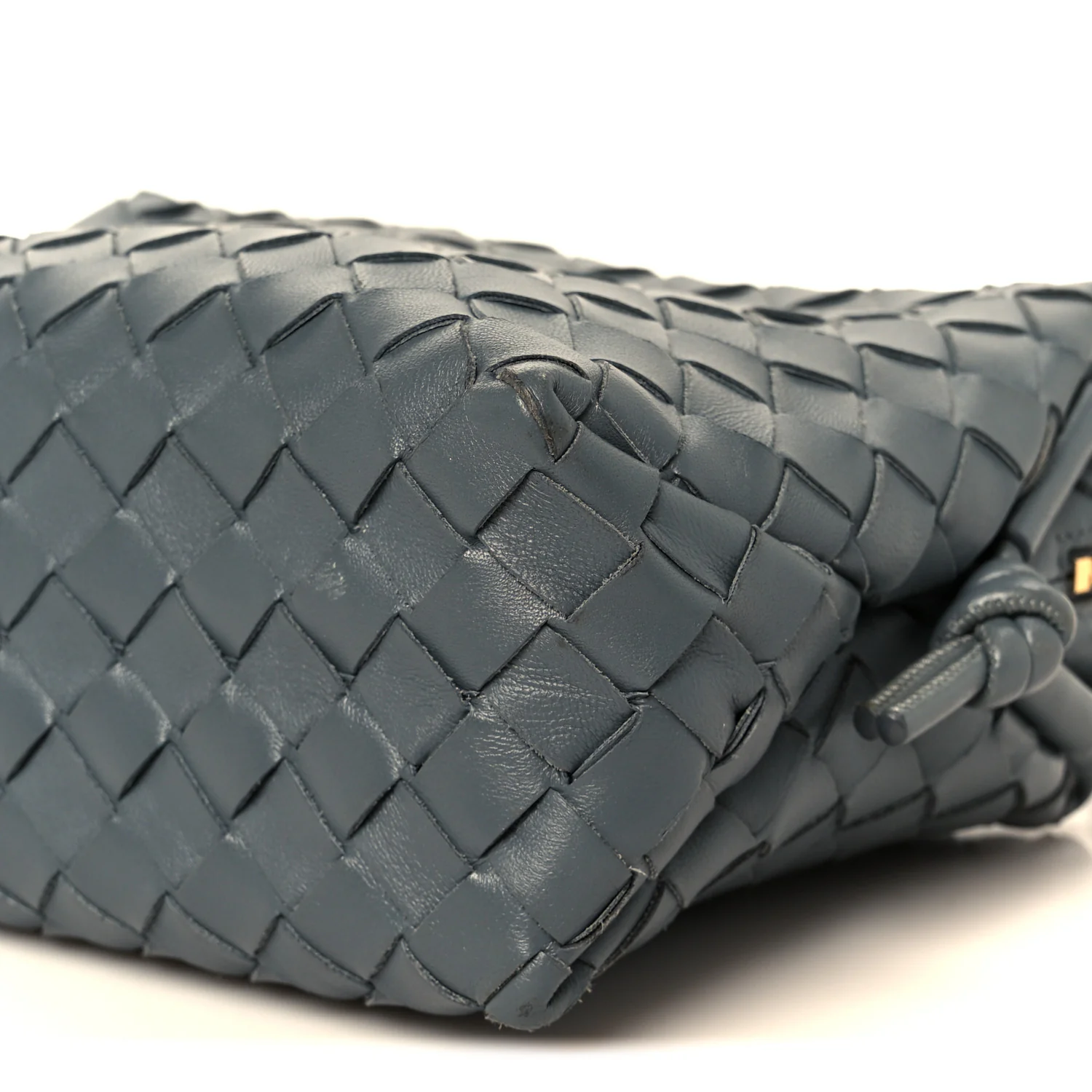 Nappa Intrecciato Small Loop Camera Bag Thunder - Top Club