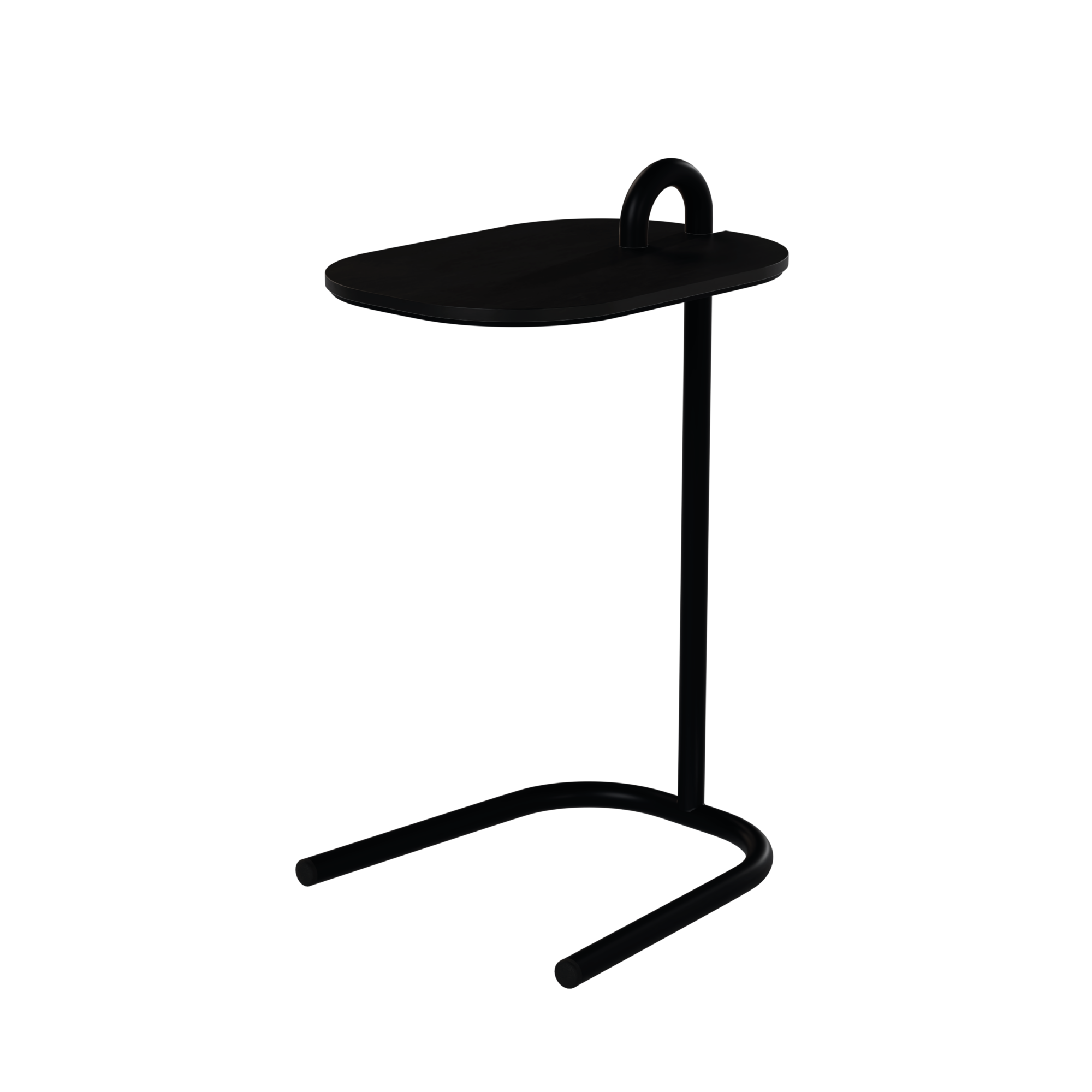 Stand by Me bijzettafel Oak Black (49cm hoog) - RAL9005 Jet Black