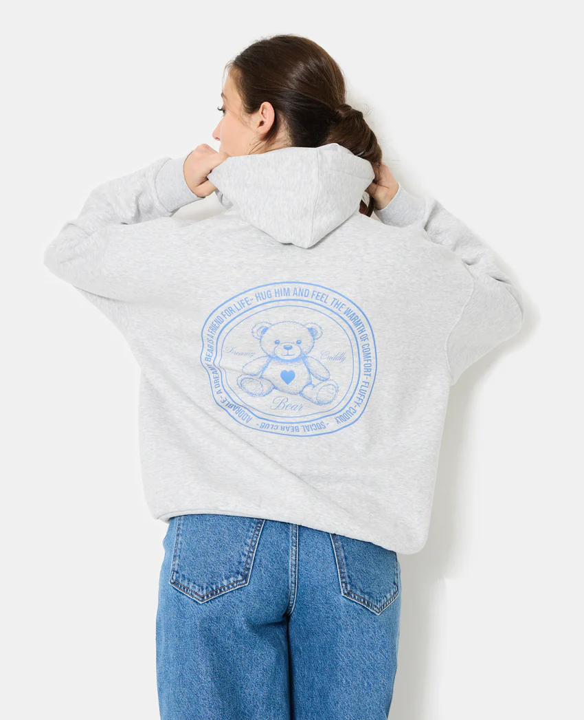 Pimkie Sweat capuche oversize avec ourson