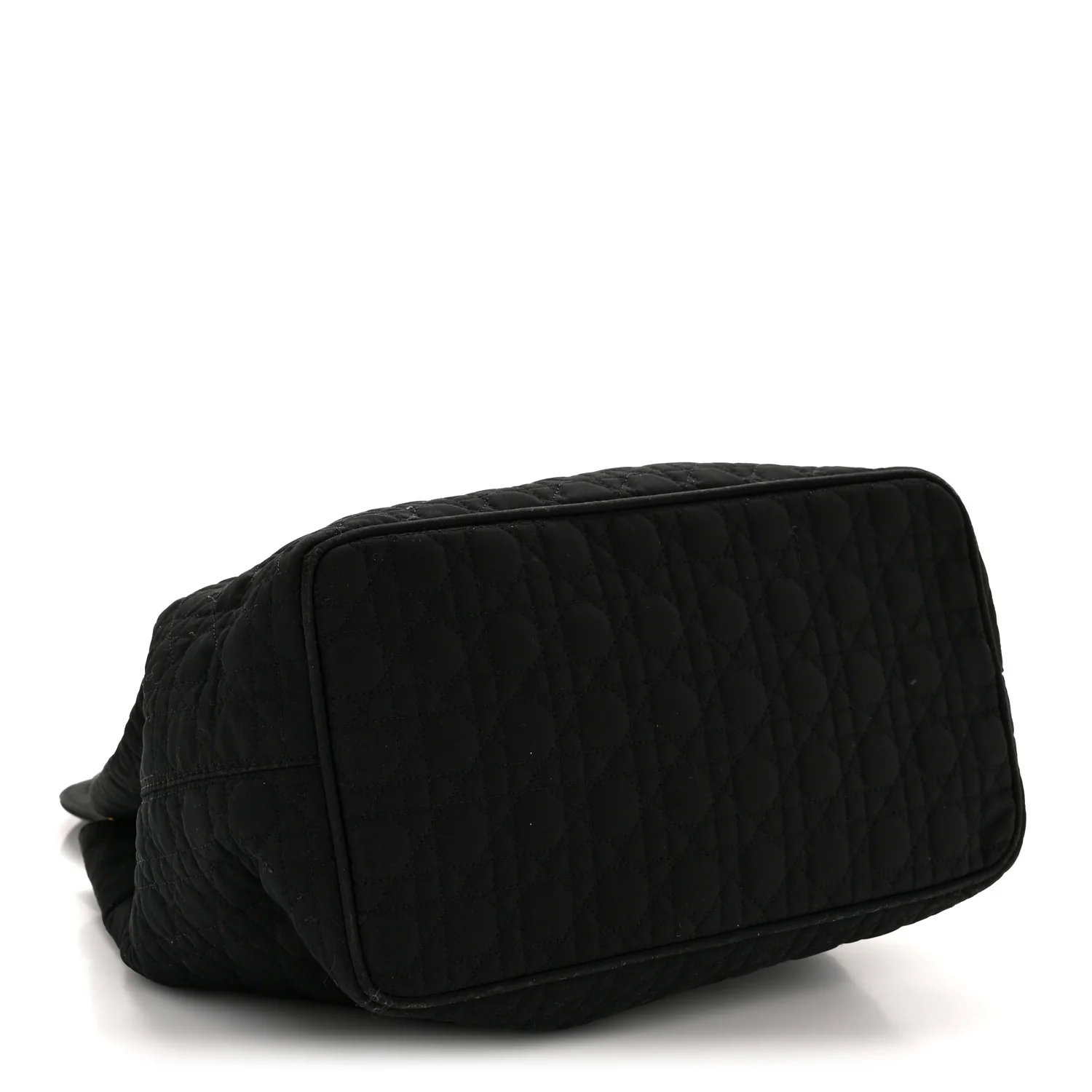 Nylon Cannage Medium Lady Dior Black - Top Club