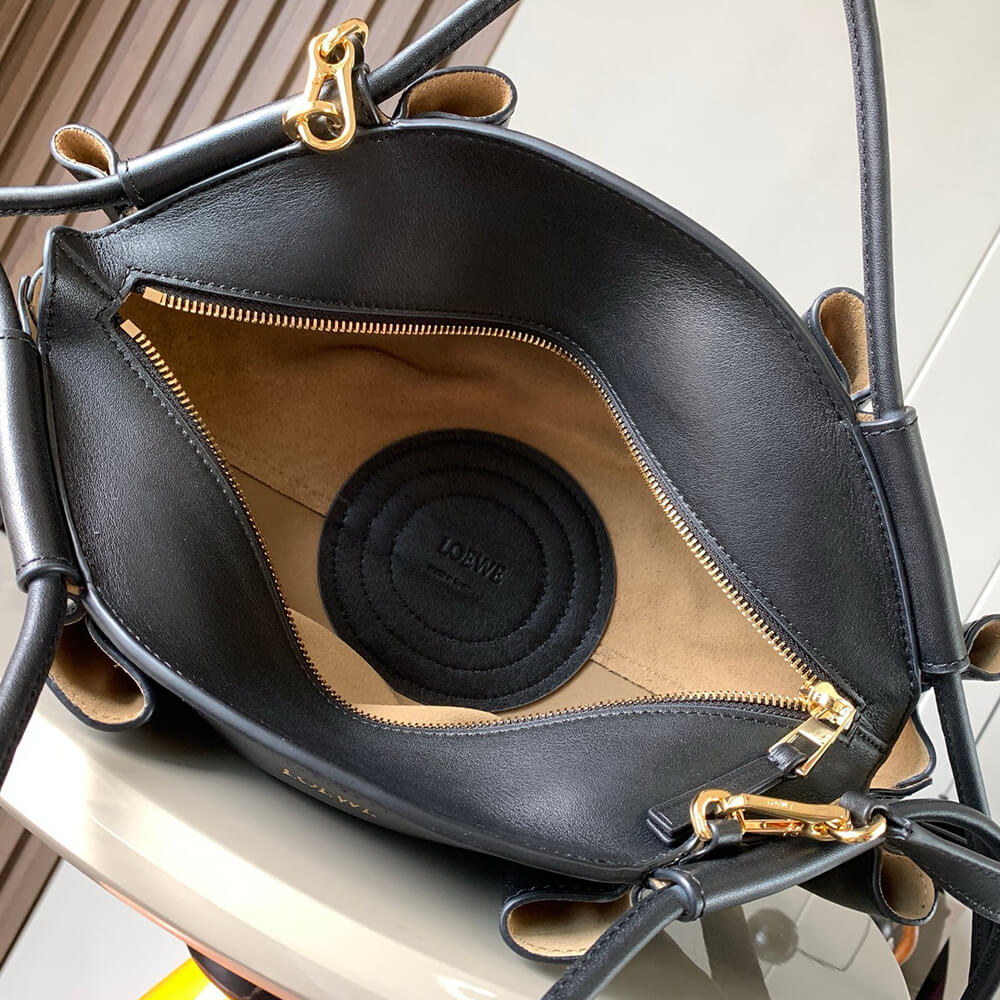 Loewe Small Paseo bag in shiny nappa calfskin(high-end grade) - Top Club