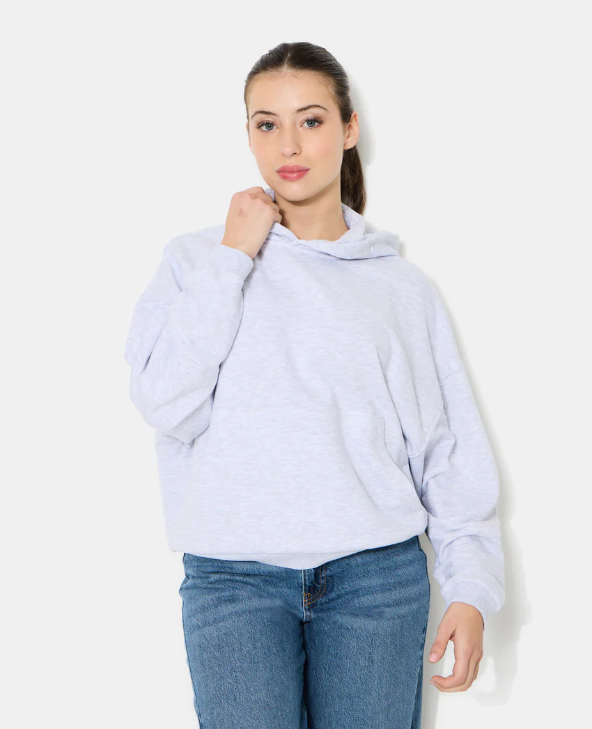Pimkie Sweat capuche oversize avec étoiles contrastées