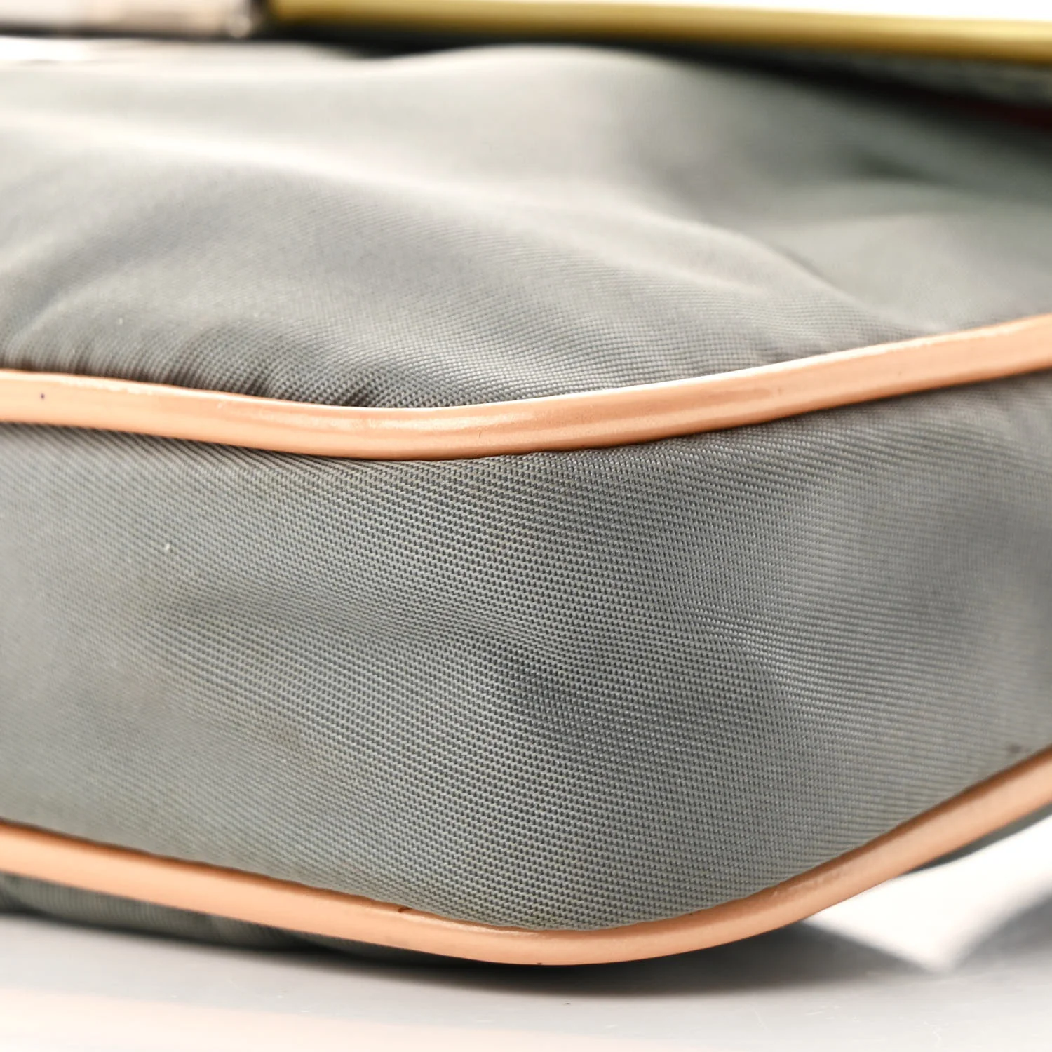 Nylon Vernice Belt Bag Pink Gray - Top Club