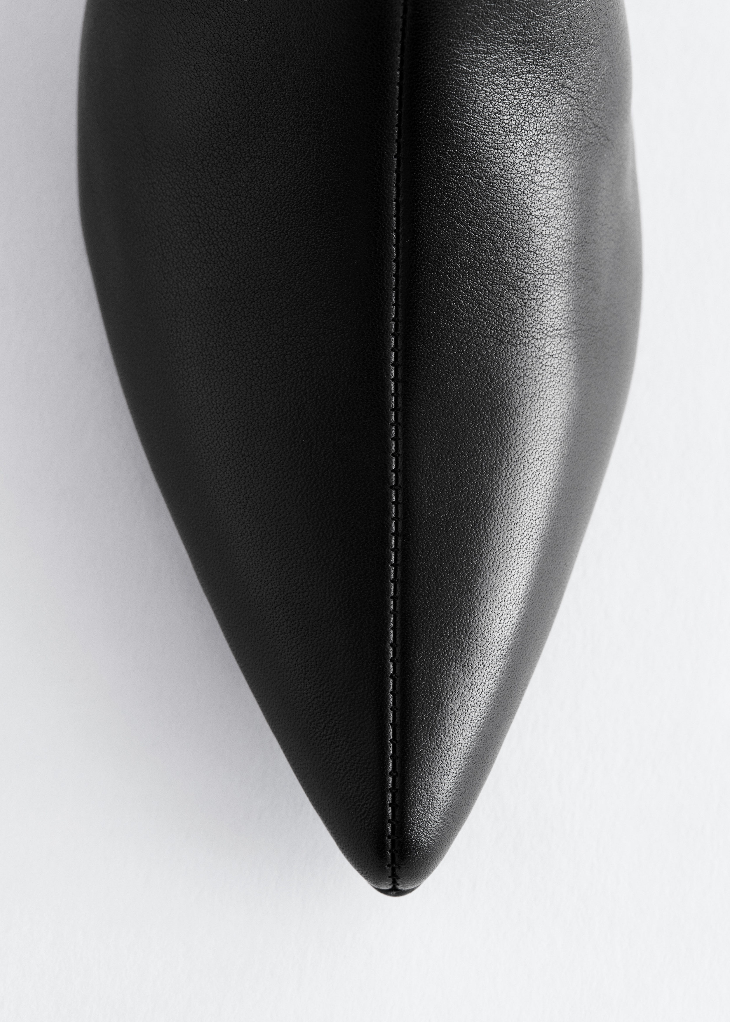& Other Stories KITTEN HEEL LEATHER KNEE BOOTS