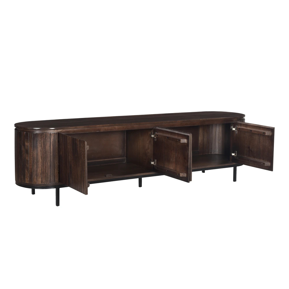 Tv-meubel Nairo espresso staand 210 cm