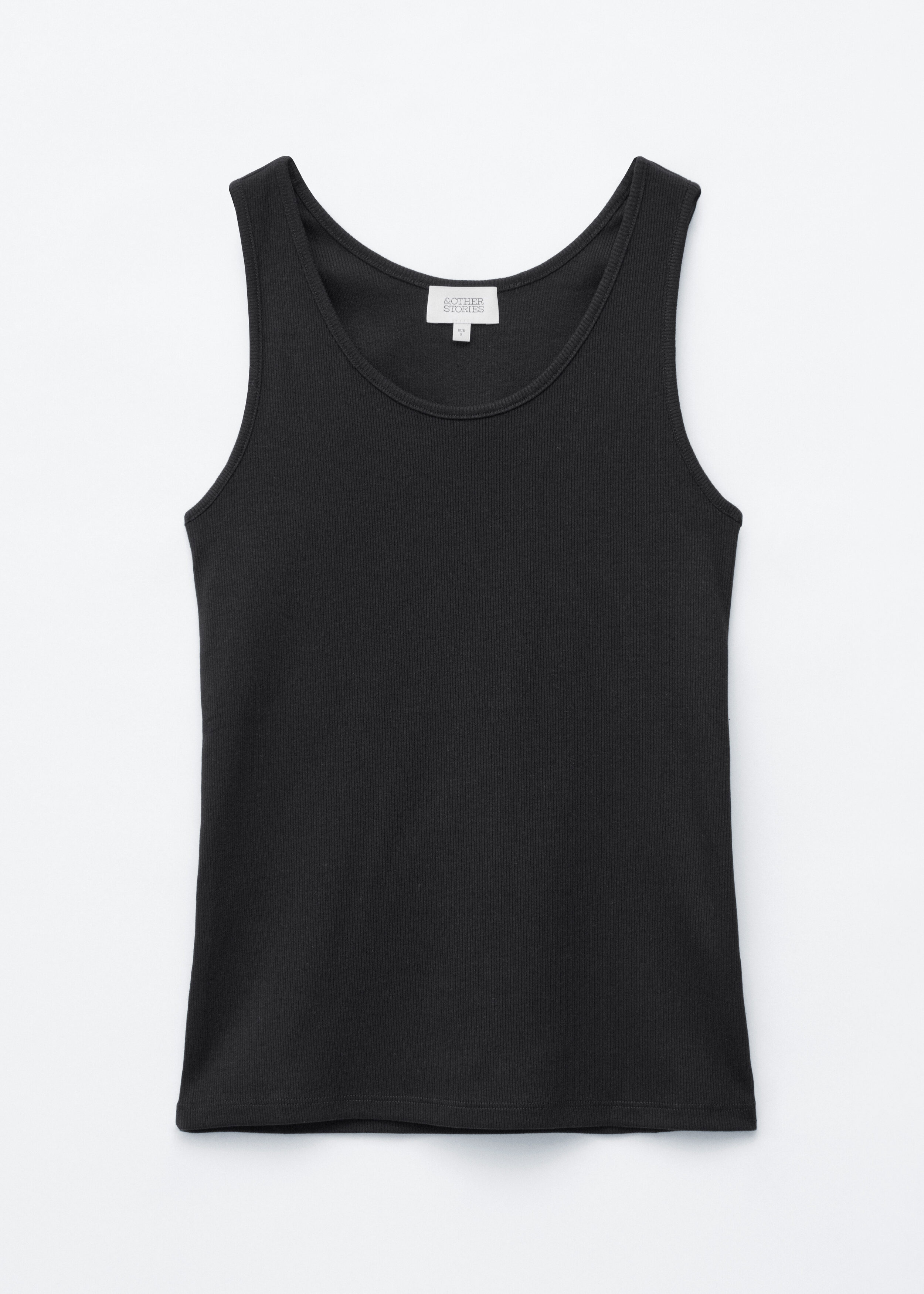 & Other Stories RIBBED COTTON TANK TOP