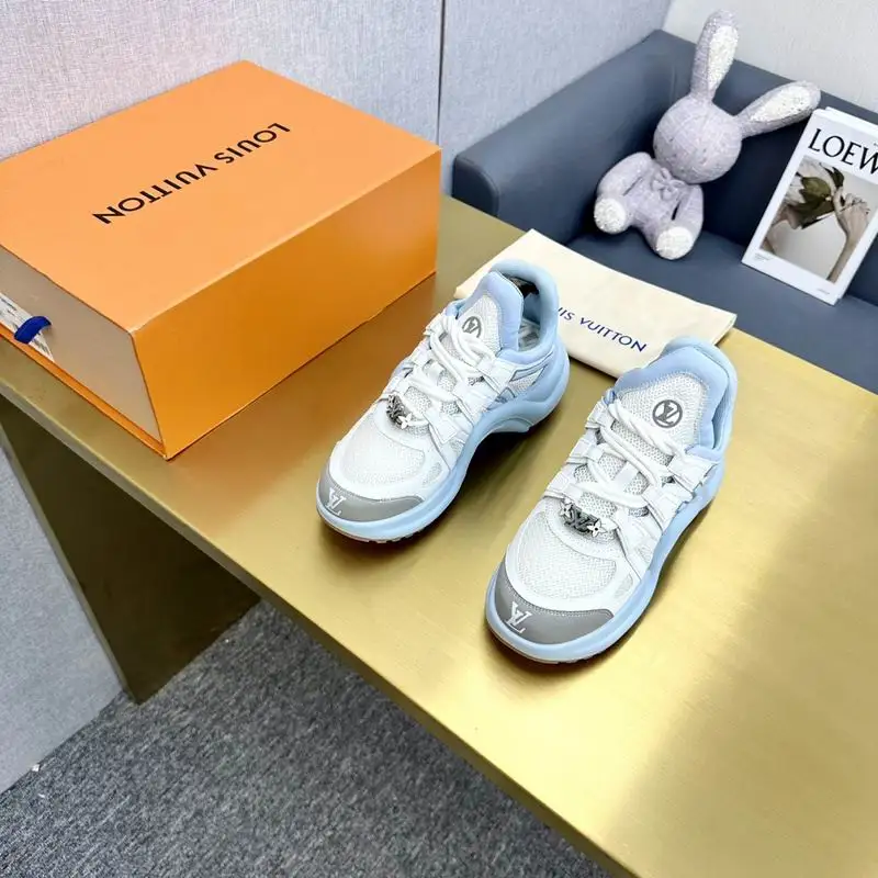 Charming Louis Vuitton Women Chunky Sneakers in Sweet Pink Tone - Sneaker Replica Workshop