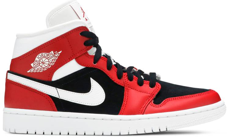 Air Jordan 1 Mid  Gym Red Black  BQ6472-601 - Sneaker Replica Workshop