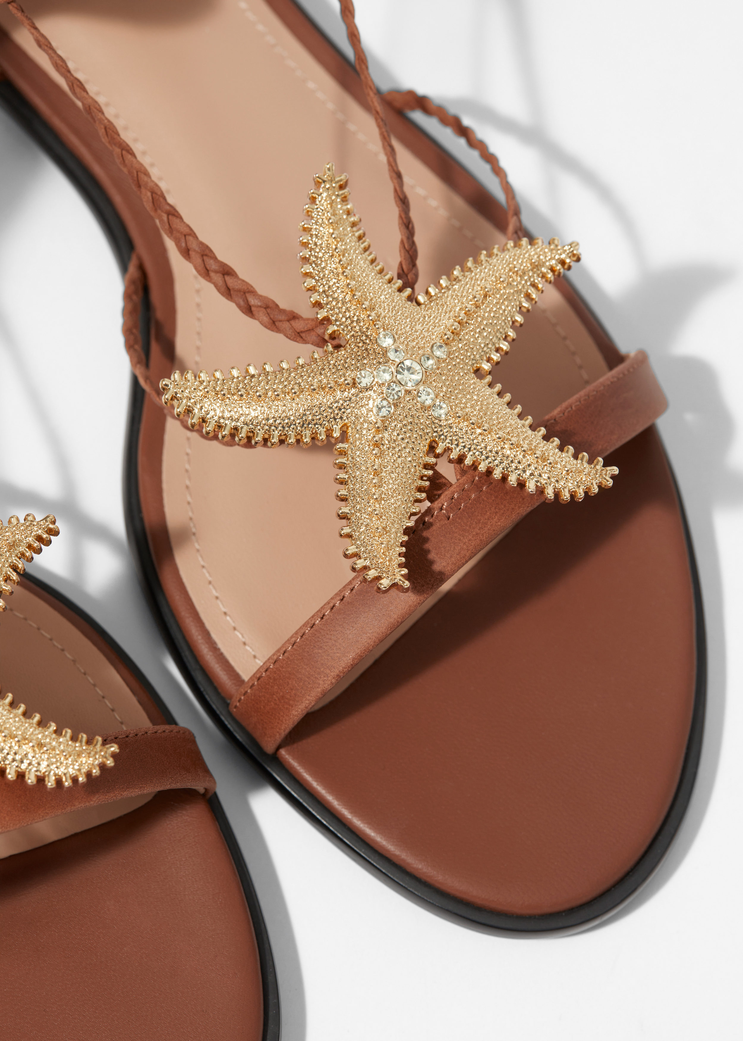 & Other Stories EMBELLISHED STRAPPY SANDALS