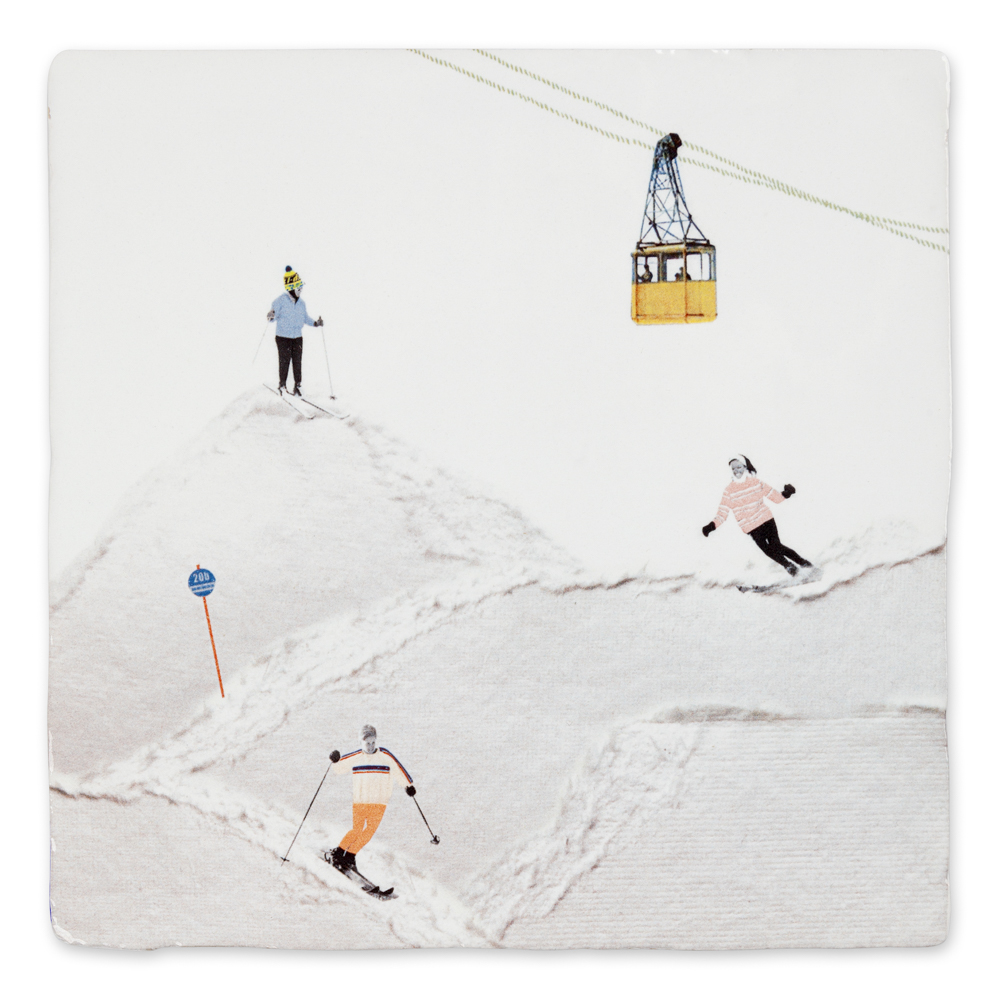 Wandtegel Wintersport M