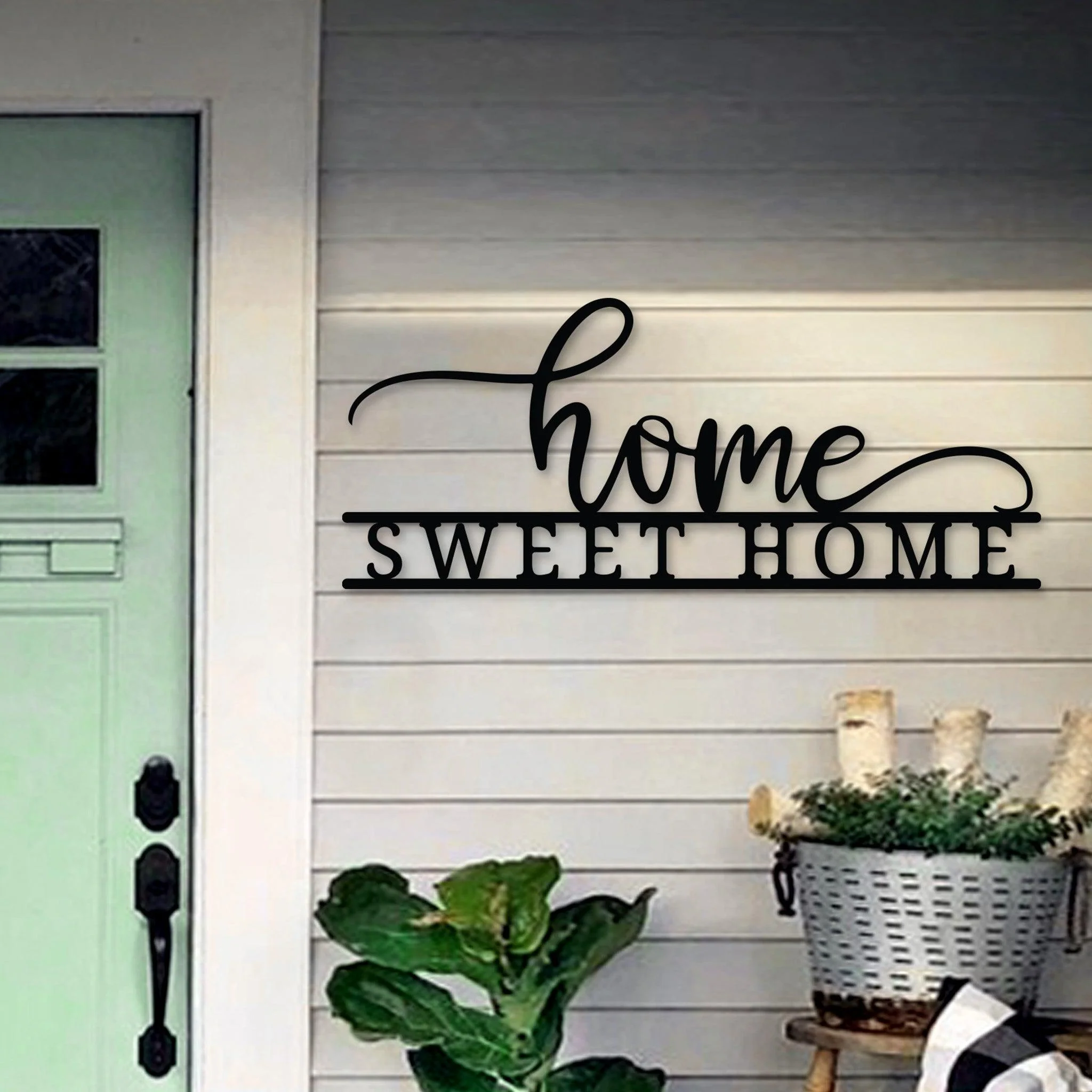 Home Sweet Home Metal Art - Alvarez Pro Painting LLC