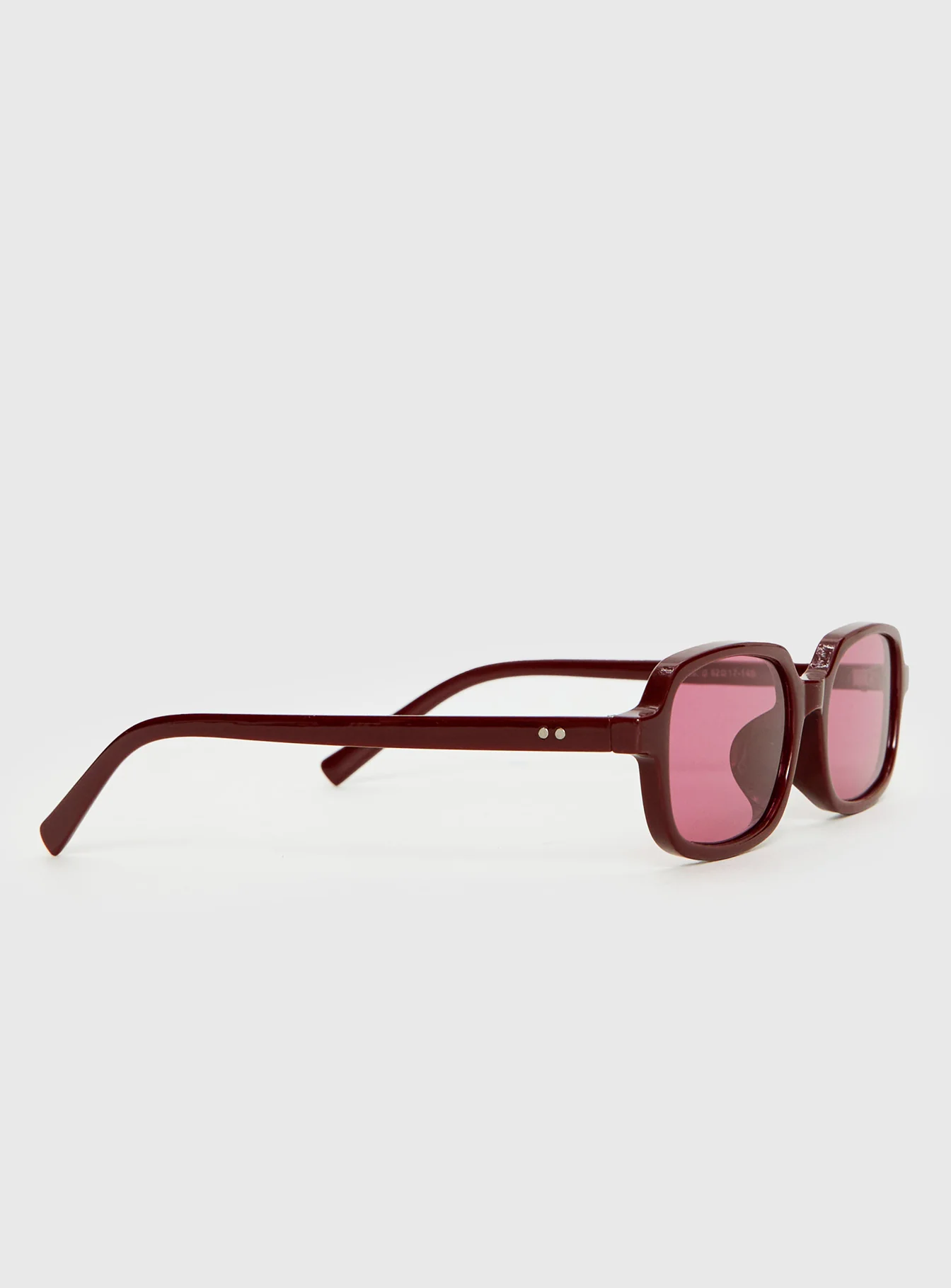 Such A Sweetie Rectangle Sunglasses Red
