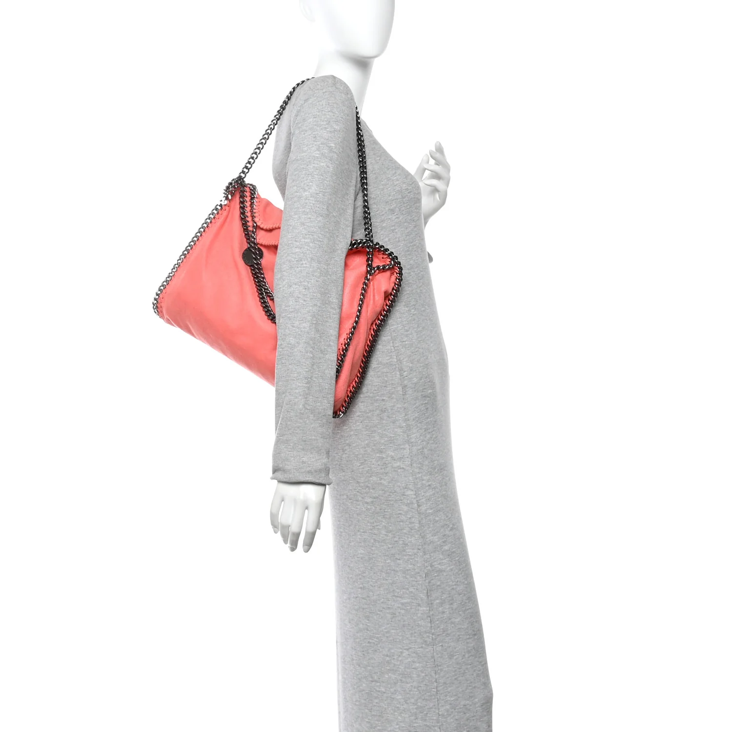 Shaggy Deer Small Falabella Tote Pink
