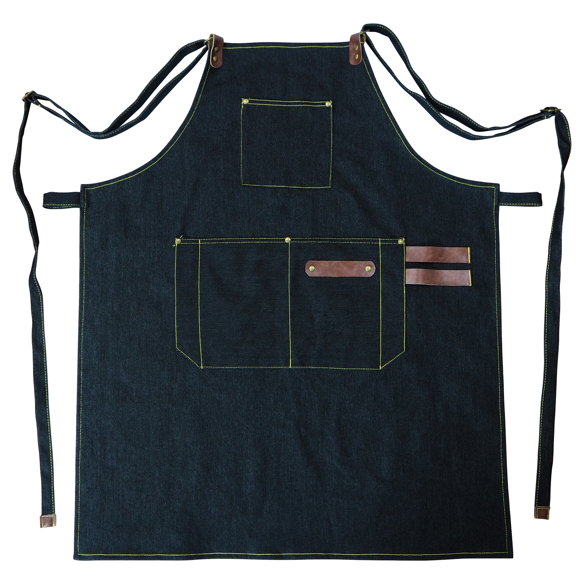 Cotton Denim Jeans Apron