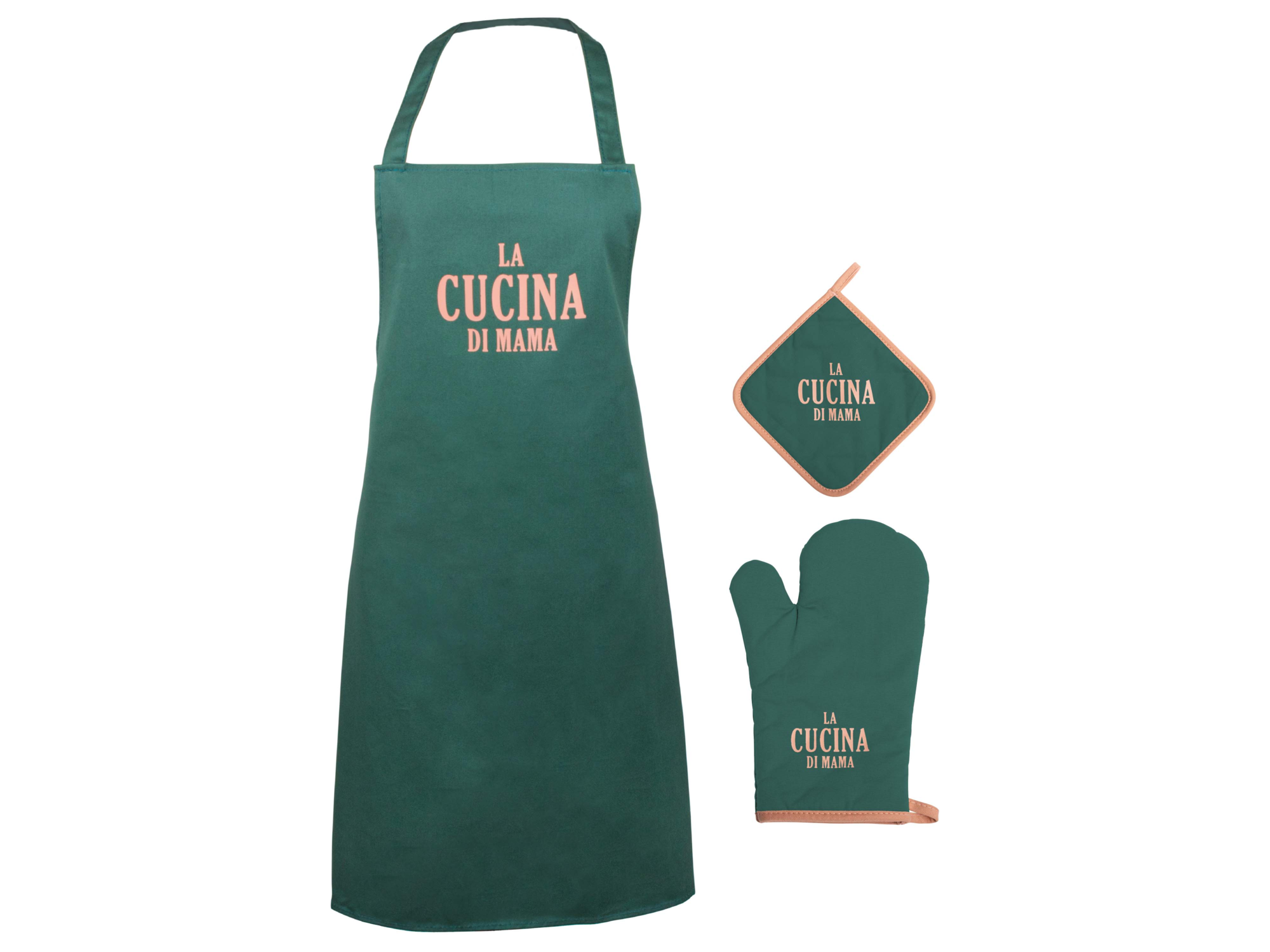 S/3 KEUKENTEXTIEL CUCINA DI MAMA