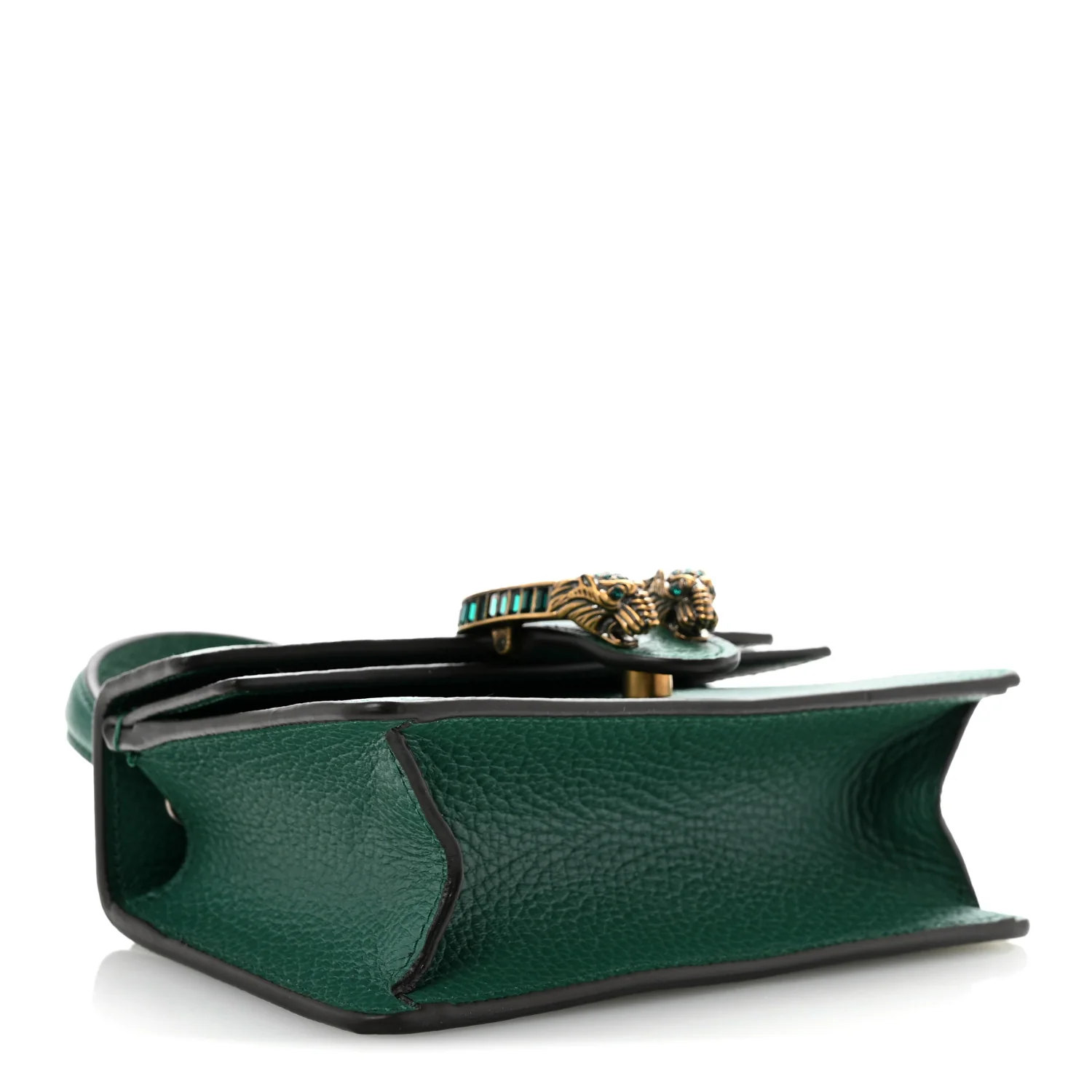 Dollar Calfskin Crystal Mini Dionysus Top Handle Bag Emerald - Top Club