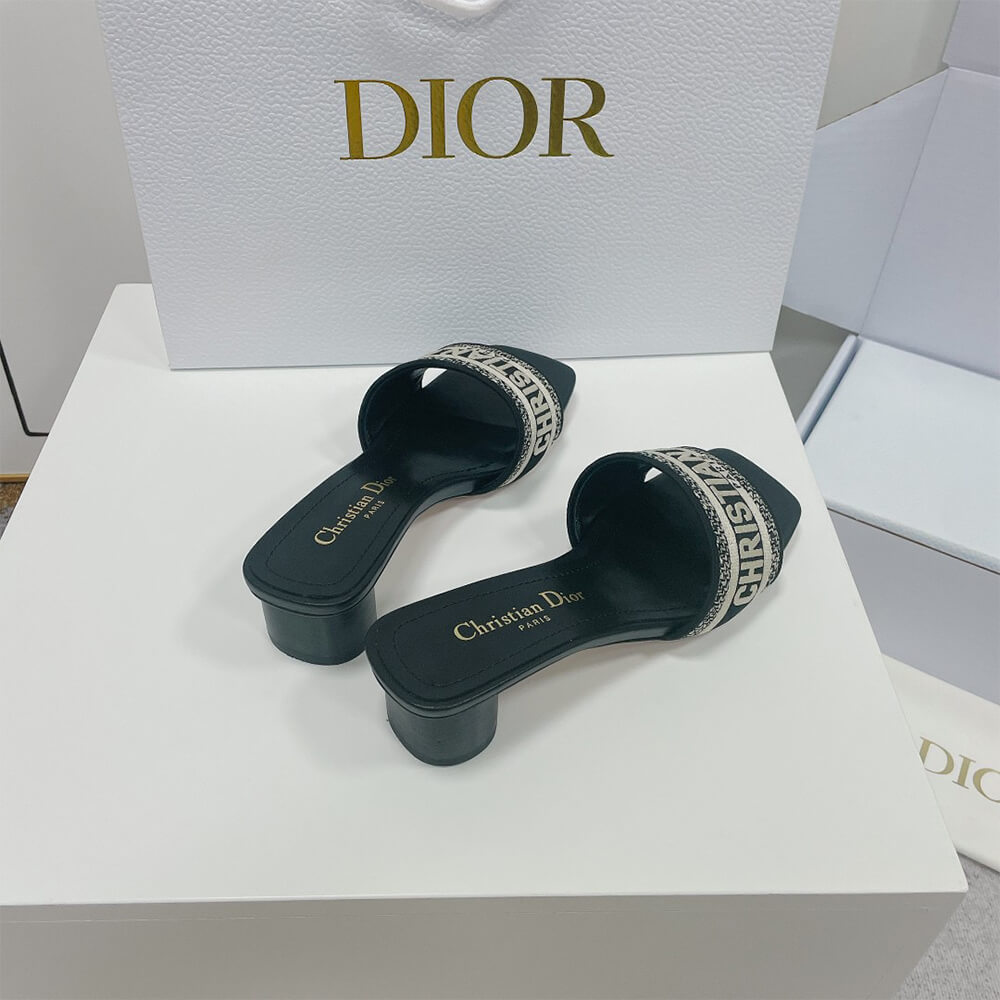 Dior Dway Heeled Slide - Top Club
