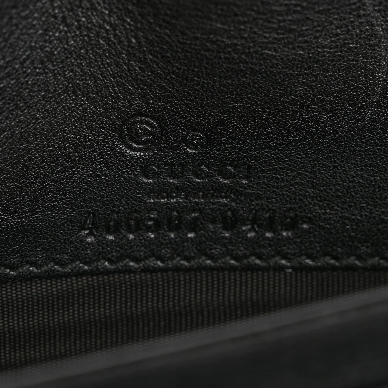 Microguccissima Crossbody Wallet Black - Top Club