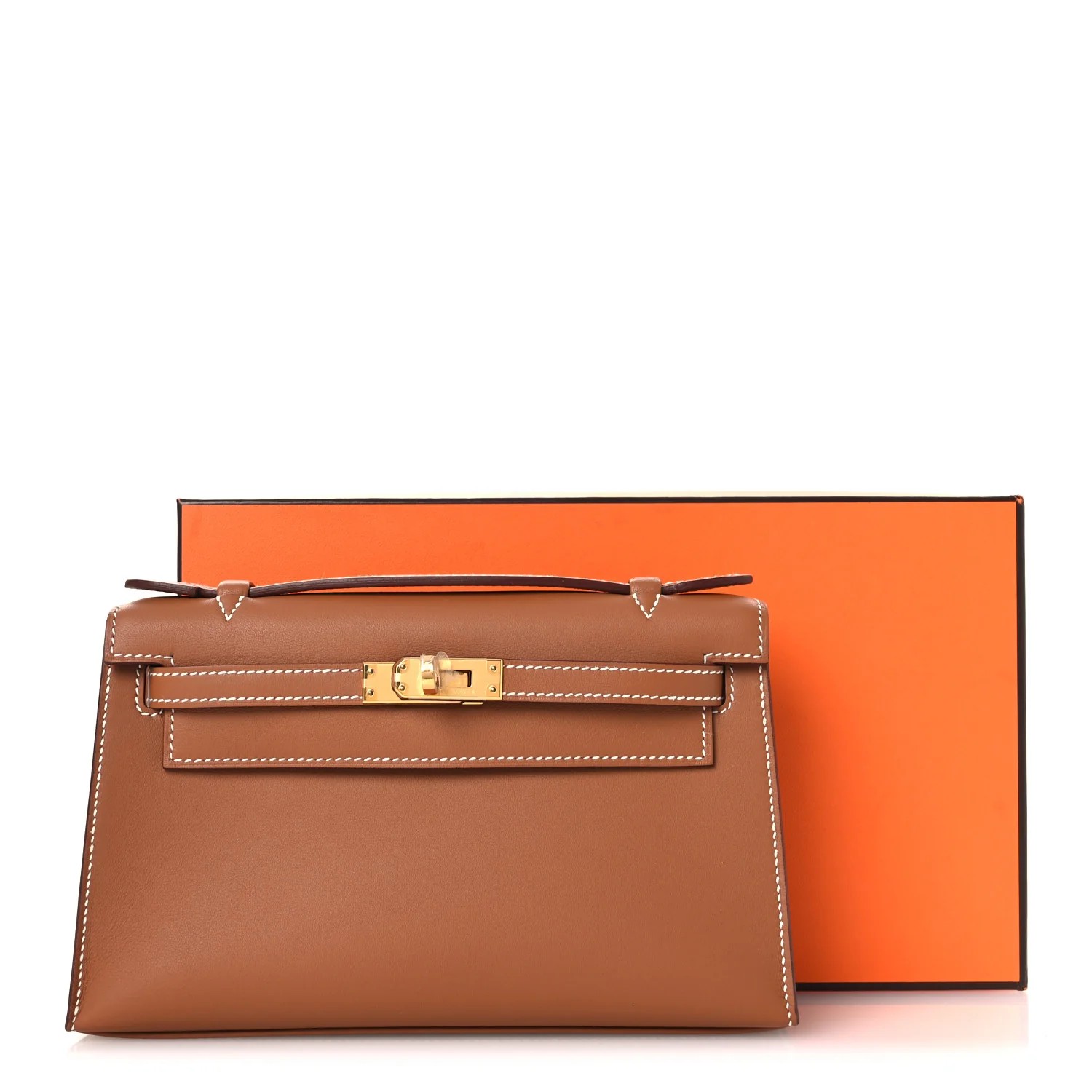Swift Kelly Pochette Clutch Gold - Top Club