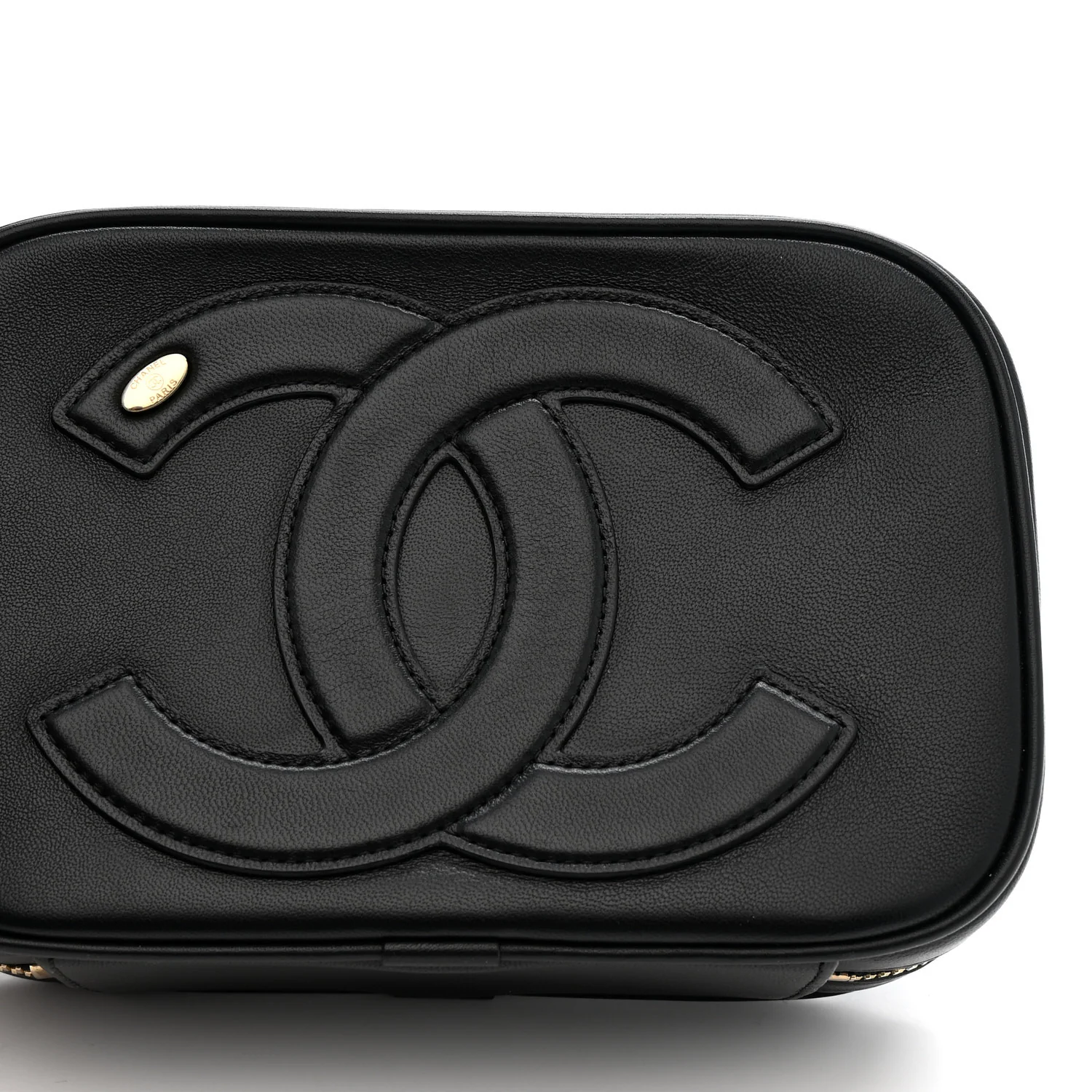Lambskin CC Mania Camera Case Black - Top Club