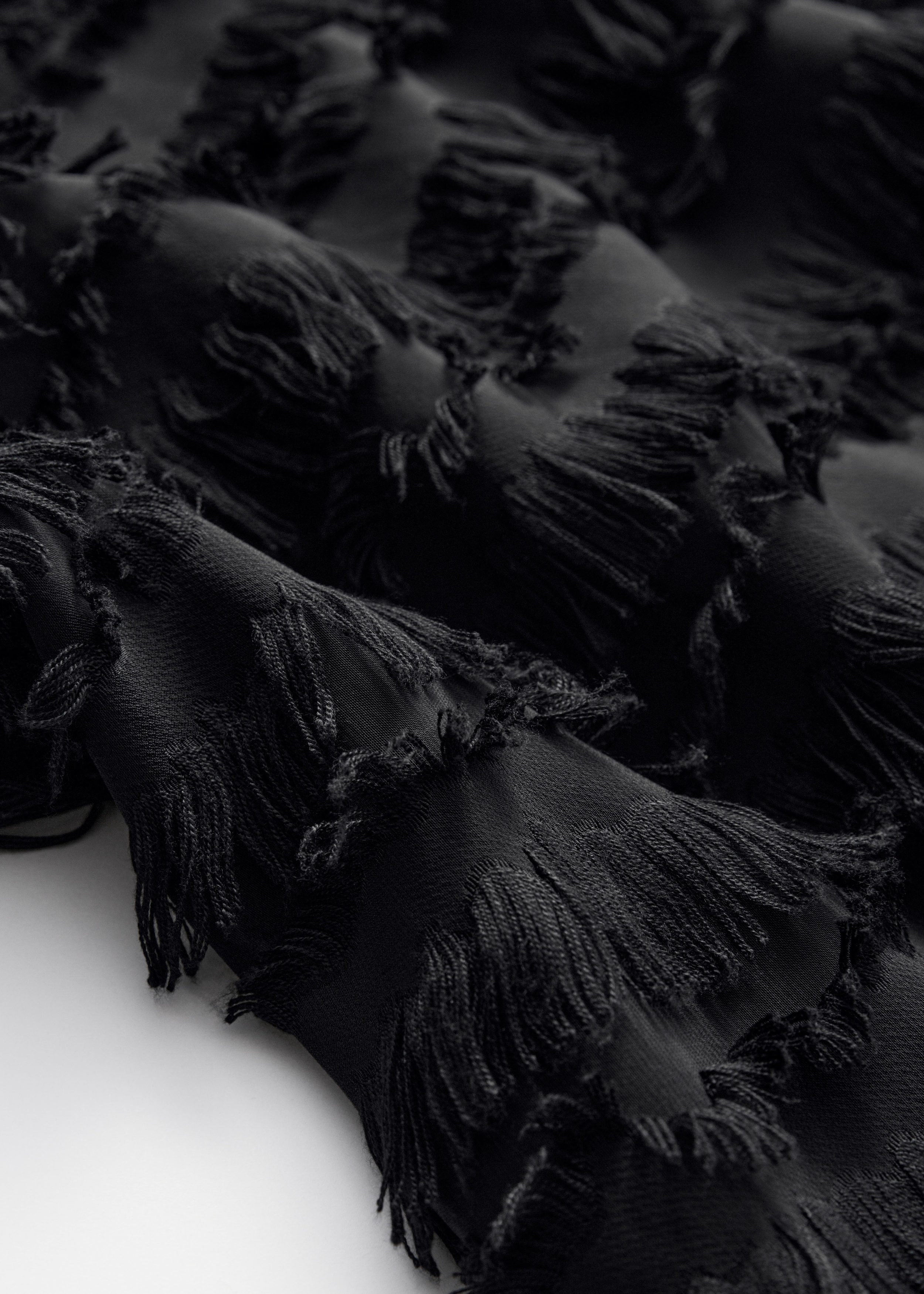 & Other Stories FRINGED MINI DRESS