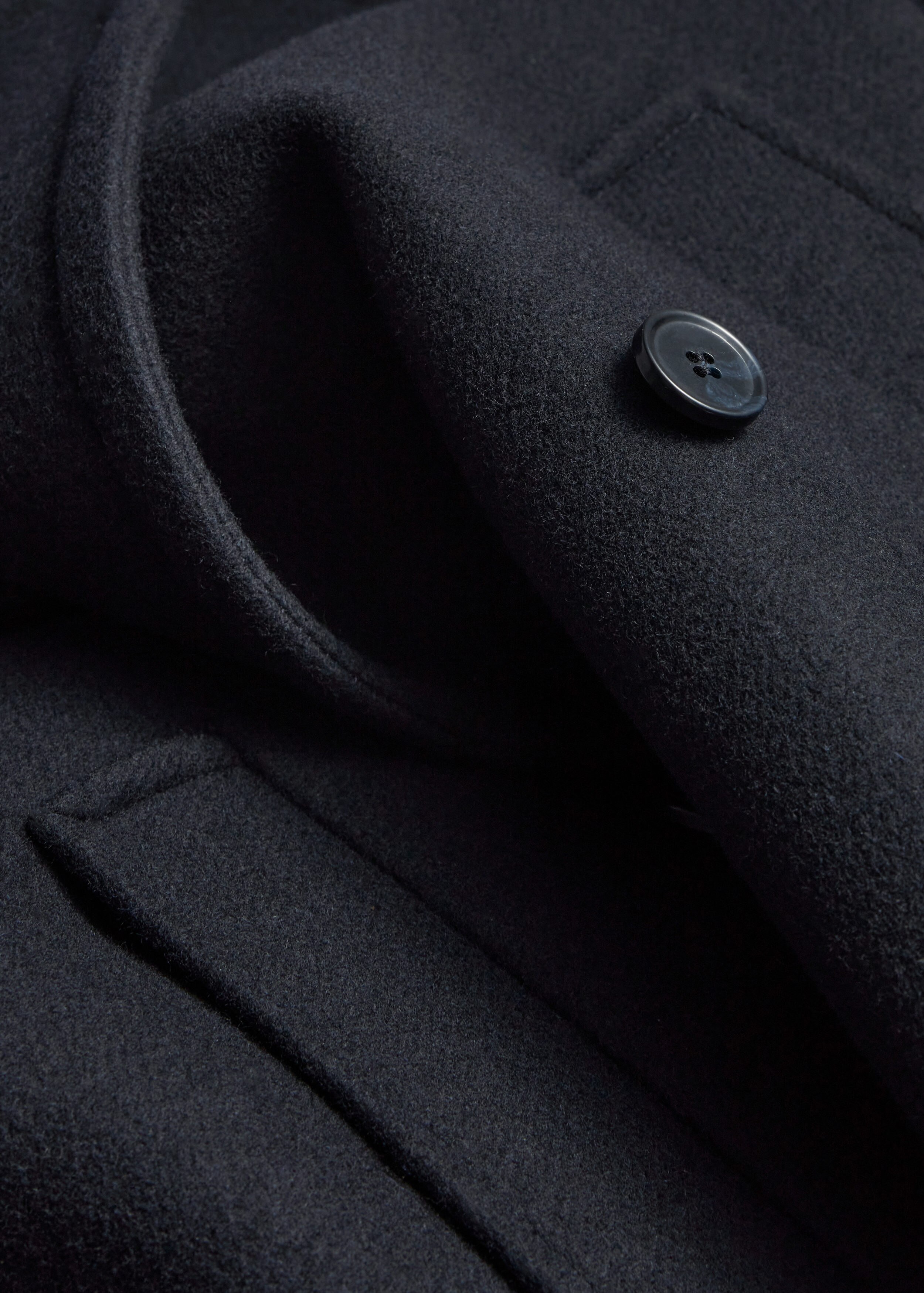 & Other Stories TAILORED WOOL PEA COAT
