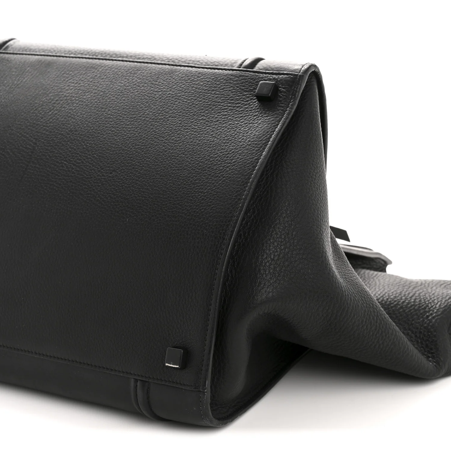 Grained Calfskin Medium Phantom Luggage Black - Top Club