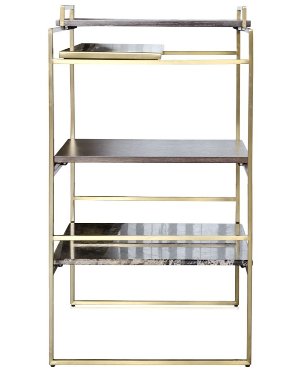 Luxury designer side table gold 45 x 45 x H. 80.5 cm - designer furniture