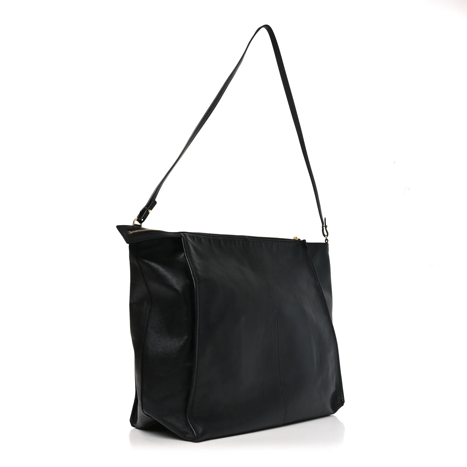 Nappa Aspen Clutch Bag Black - Top Club