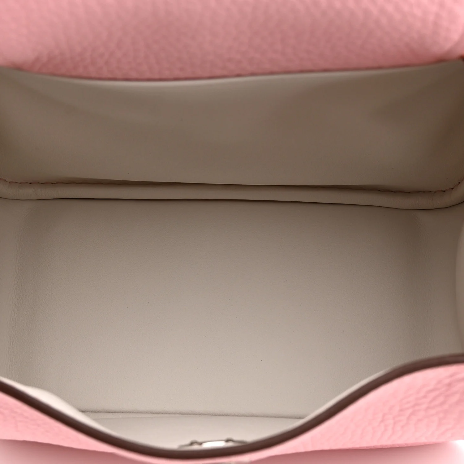 Taurillon Clemence Verso Mini Lindy 20 Rose Sakura Gris Perle - Top Club